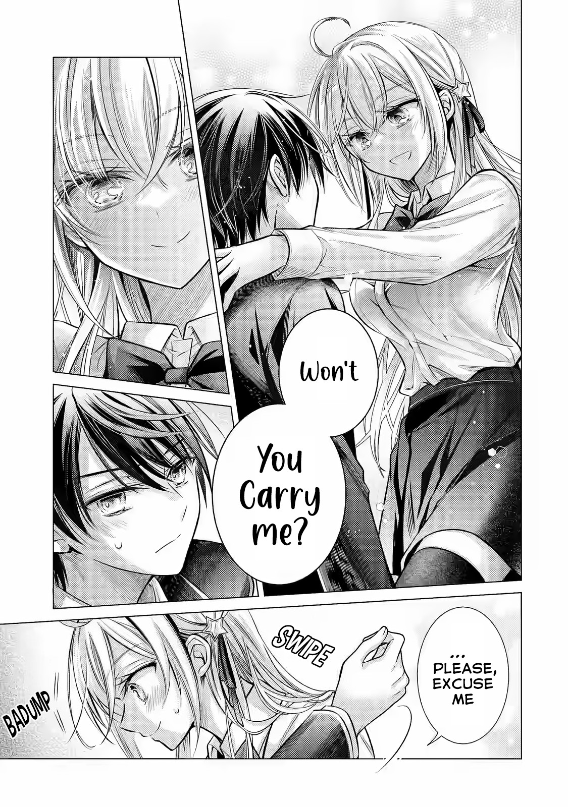 Halaman dari Ore ga Kokuhaku Sarete Kara, Ojou no Yousu ga Okashii Chapter 3