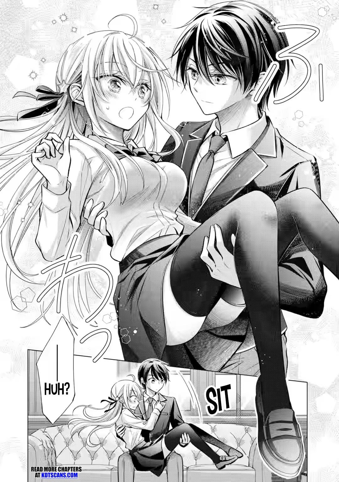 Halaman dari Ore ga Kokuhaku Sarete Kara, Ojou no Yousu ga Okashii Chapter 3