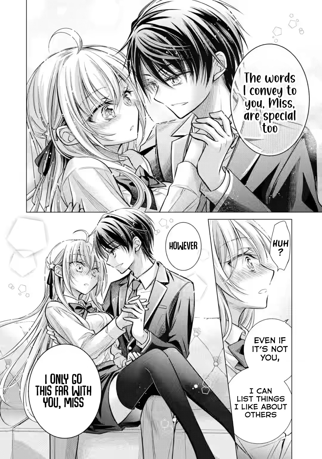 Halaman dari Ore ga Kokuhaku Sarete Kara, Ojou no Yousu ga Okashii Chapter 3