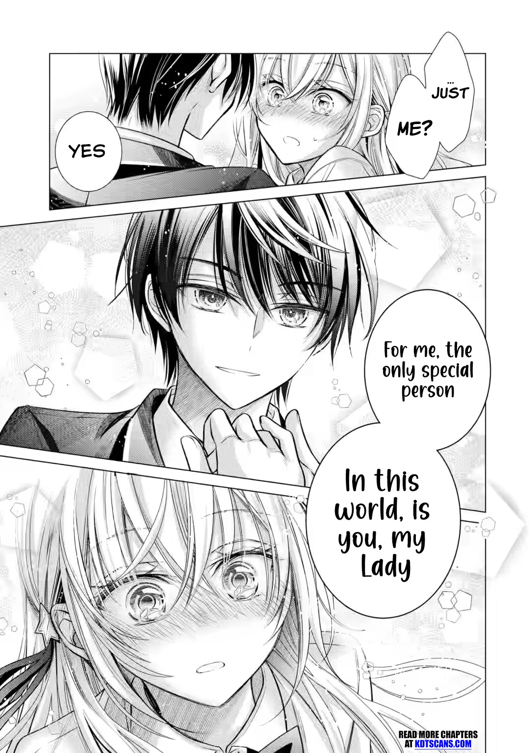 Halaman dari Ore ga Kokuhaku Sarete Kara, Ojou no Yousu ga Okashii Chapter 3