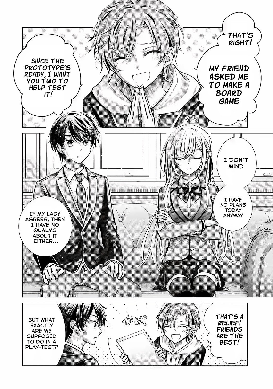Halaman dari Ore ga Kokuhaku Sarete Kara, Ojou no Yousu ga Okashii Chapter 3