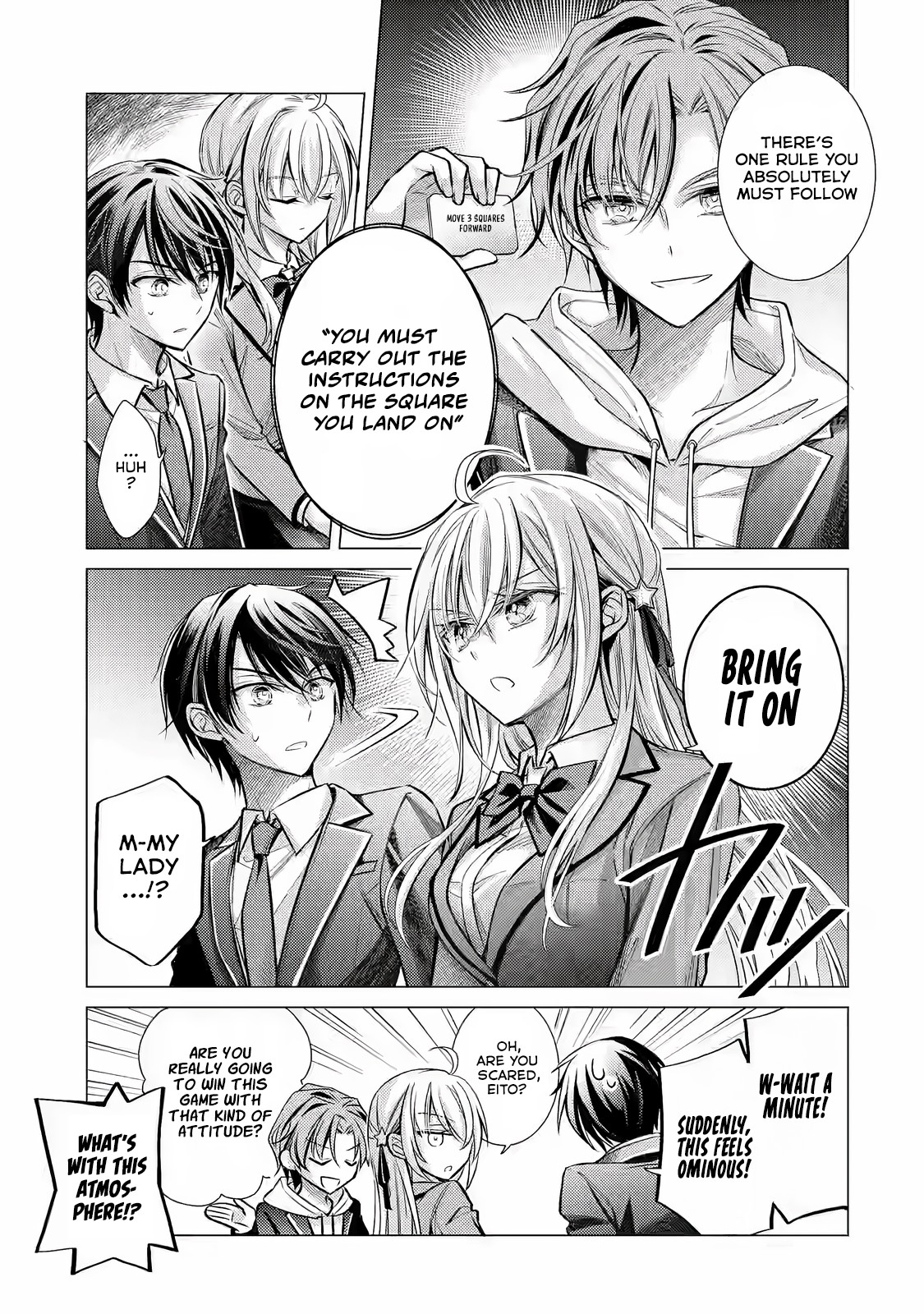 Halaman dari Ore ga Kokuhaku Sarete Kara, Ojou no Yousu ga Okashii Chapter 3