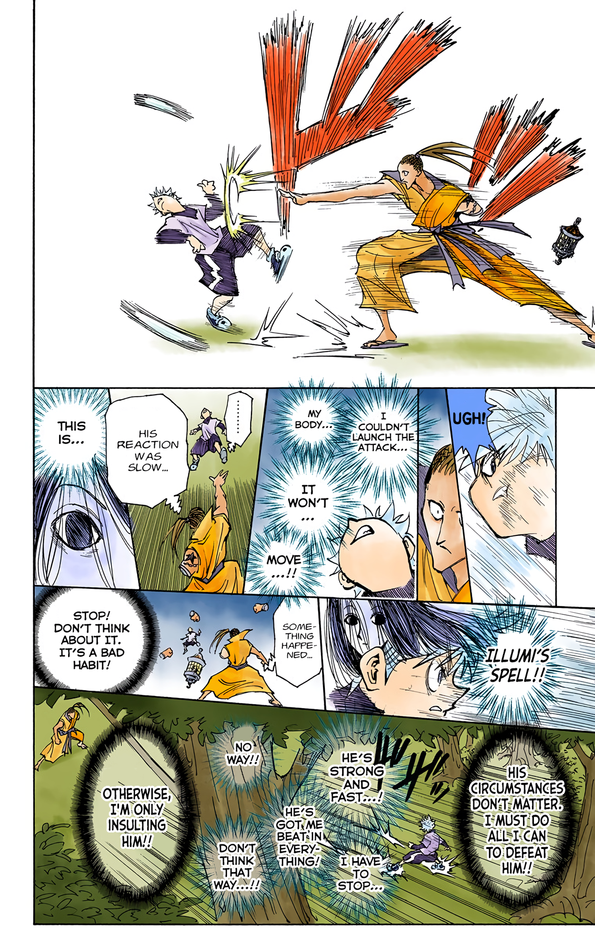 Halaman dari HUNTER x HUNTER (Official Colored) Chapter 212