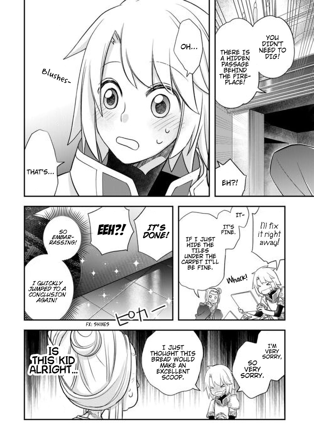 Halaman dari Kanchigai no Atelier Meister - Eiyuu Party no Moto Zatsuyougakari ga, Jitsu wa Sentou Igai ga SSS Rank Datta to Iu Yoku Aru Hanashi Chapter 44