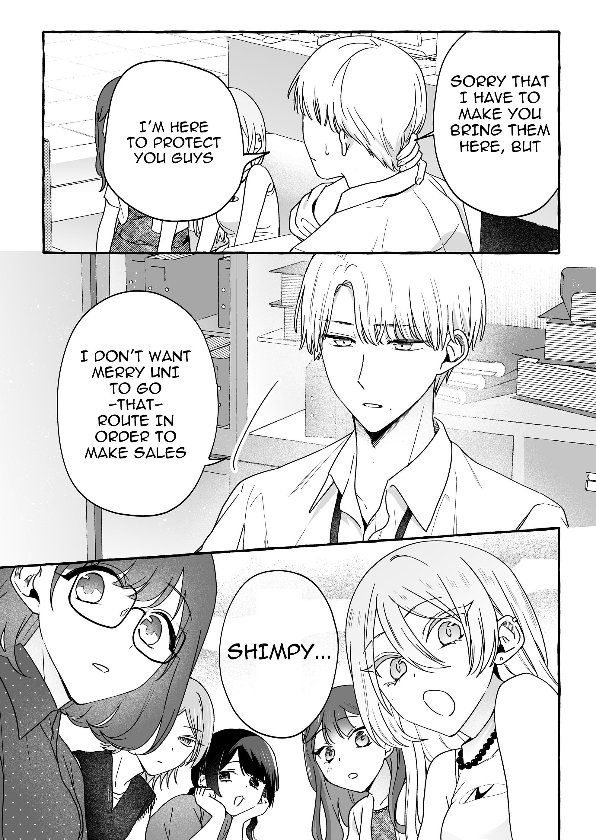 Halaman dari Damedol to Sekai ni Hitori Dake no Fan Chapter 31.5