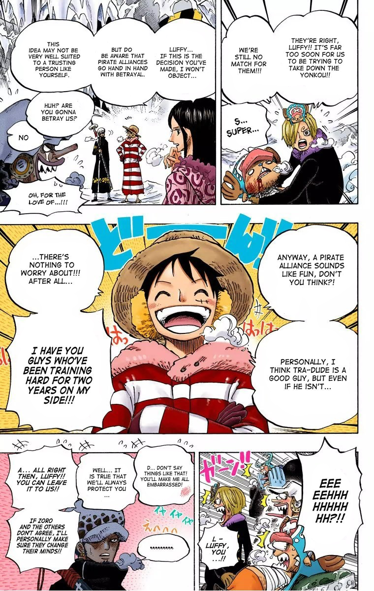 Halaman dari One Piece (Official Colored) Chapter 668