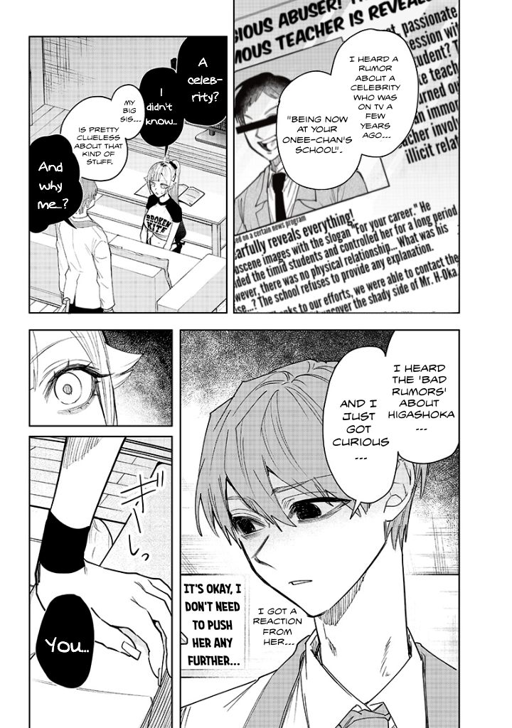 Halaman dari Namaiki na Gal Ane wo Wakaraseru Hanashi Chapter 18