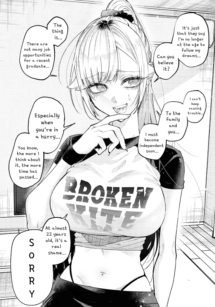 Halaman dari Namaiki na Gal Ane wo Wakaraseru Hanashi Chapter 18