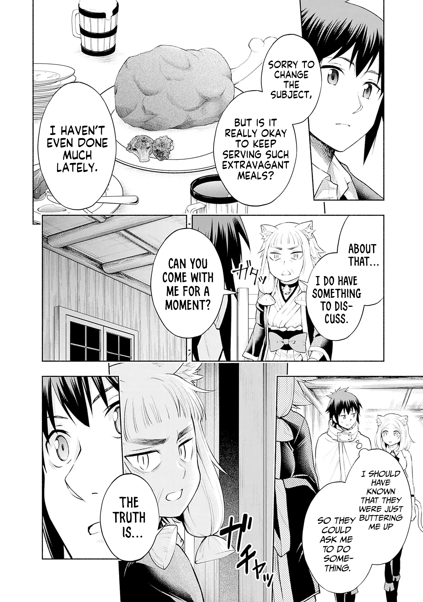 Halaman dari Eroge no Sekai de Slow Life ~Issho ni Isekai Teni shitekita Yarisaa no Daigakusei-tachi ni Tsuihou sareta node, Henkyou de Muteki ni Natte Shin no Heroine-tachi to Yoroshiku Yarimasu~ Chapter 6