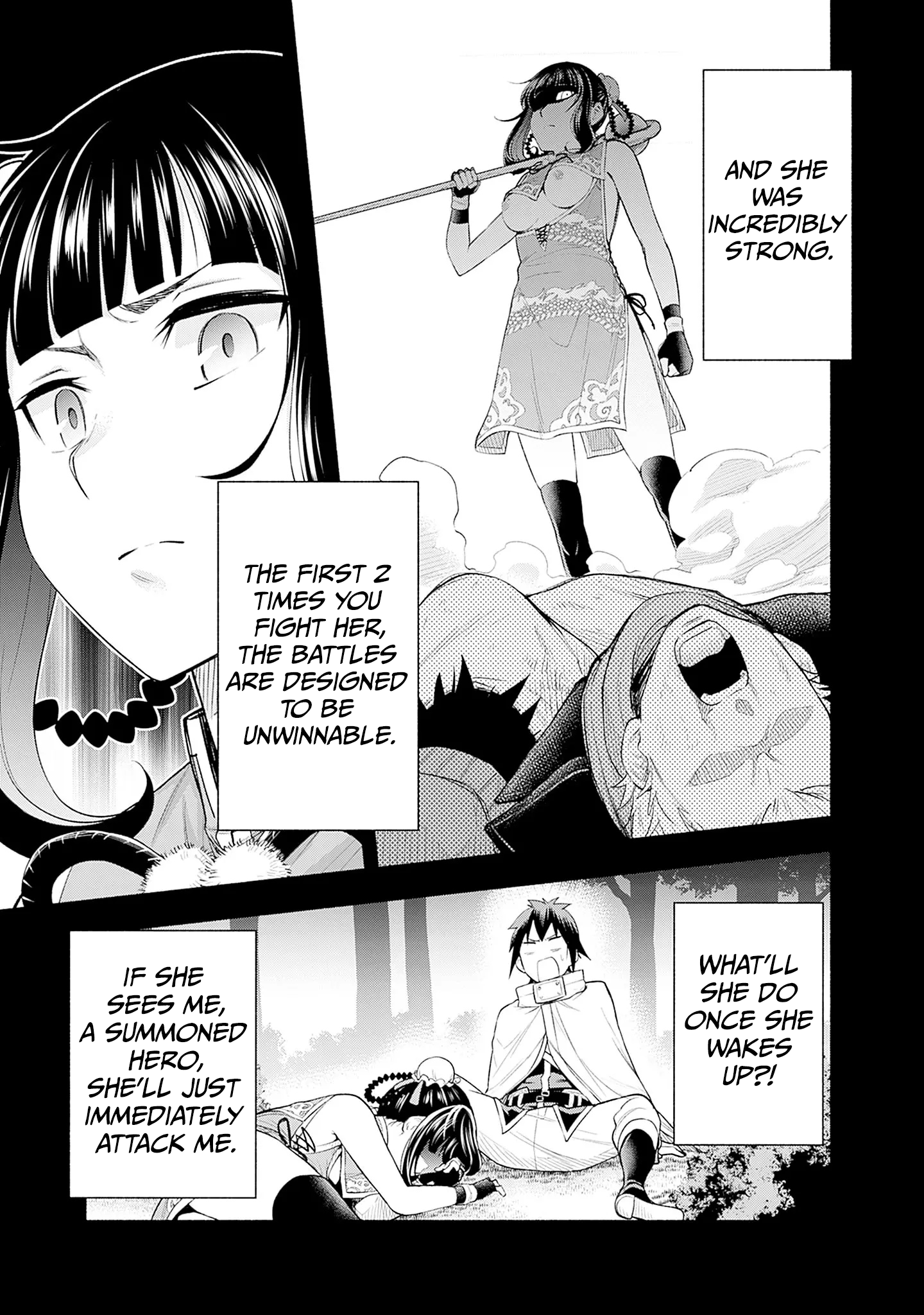 Halaman dari Eroge no Sekai de Slow Life ~Issho ni Isekai Teni shitekita Yarisaa no Daigakusei-tachi ni Tsuihou sareta node, Henkyou de Muteki ni Natte Shin no Heroine-tachi to Yoroshiku Yarimasu~ Chapter 6
