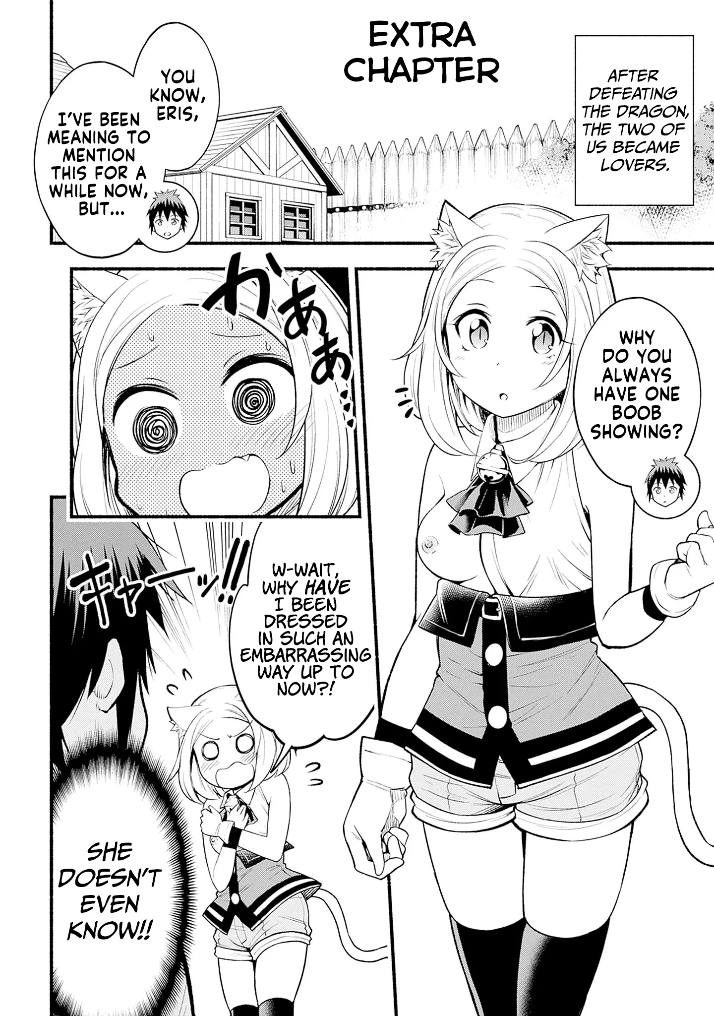 Halaman dari Eroge no Sekai de Slow Life ~Issho ni Isekai Teni shitekita Yarisaa no Daigakusei-tachi ni Tsuihou sareta node, Henkyou de Muteki ni Natte Shin no Heroine-tachi to Yoroshiku Yarimasu~ Chapter 6