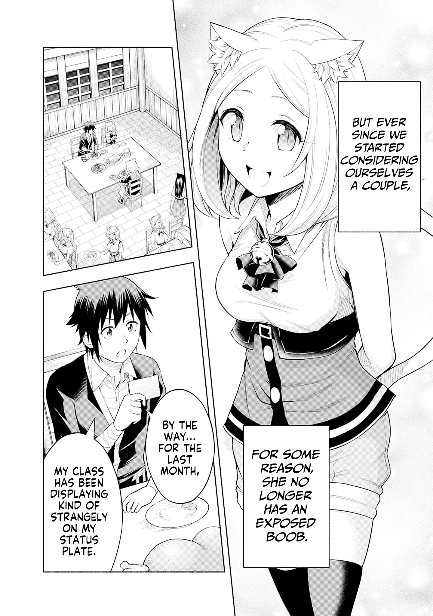 Halaman dari Eroge no Sekai de Slow Life ~Issho ni Isekai Teni shitekita Yarisaa no Daigakusei-tachi ni Tsuihou sareta node, Henkyou de Muteki ni Natte Shin no Heroine-tachi to Yoroshiku Yarimasu~ Chapter 6