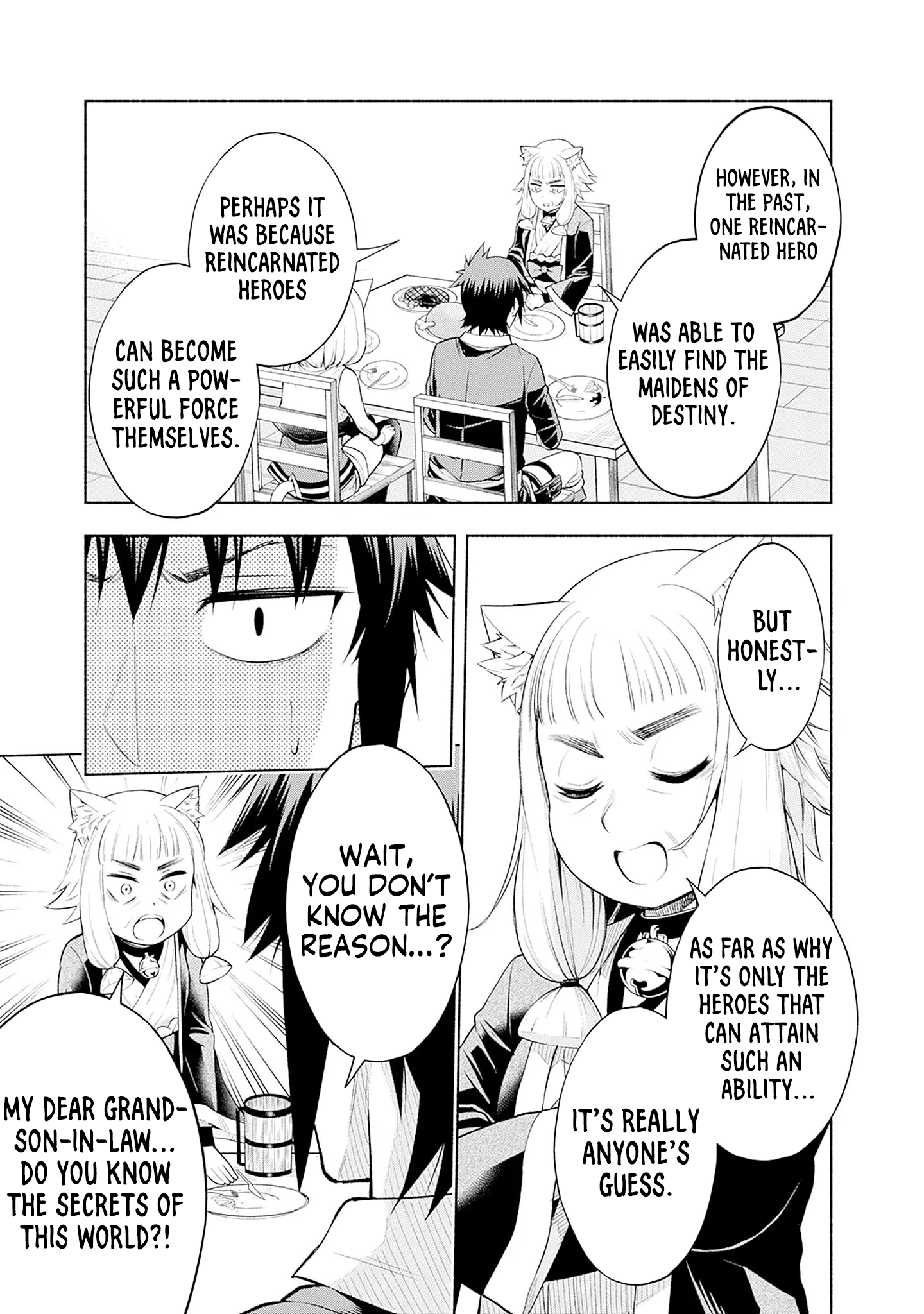 Halaman dari Eroge no Sekai de Slow Life ~Issho ni Isekai Teni shitekita Yarisaa no Daigakusei-tachi ni Tsuihou sareta node, Henkyou de Muteki ni Natte Shin no Heroine-tachi to Yoroshiku Yarimasu~ Chapter 6