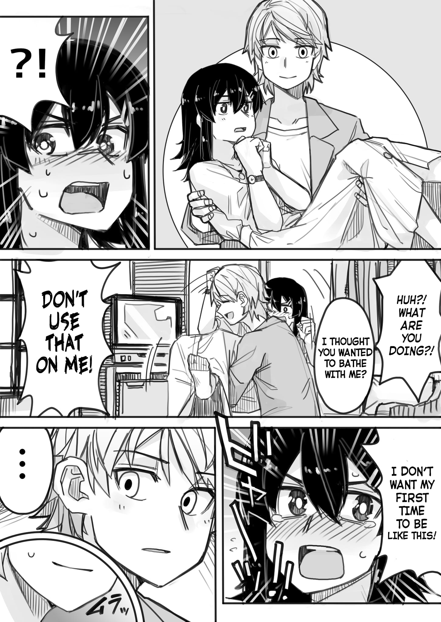 Halaman dari Ikemen Joshi to Josou Danshi Chapter 2
