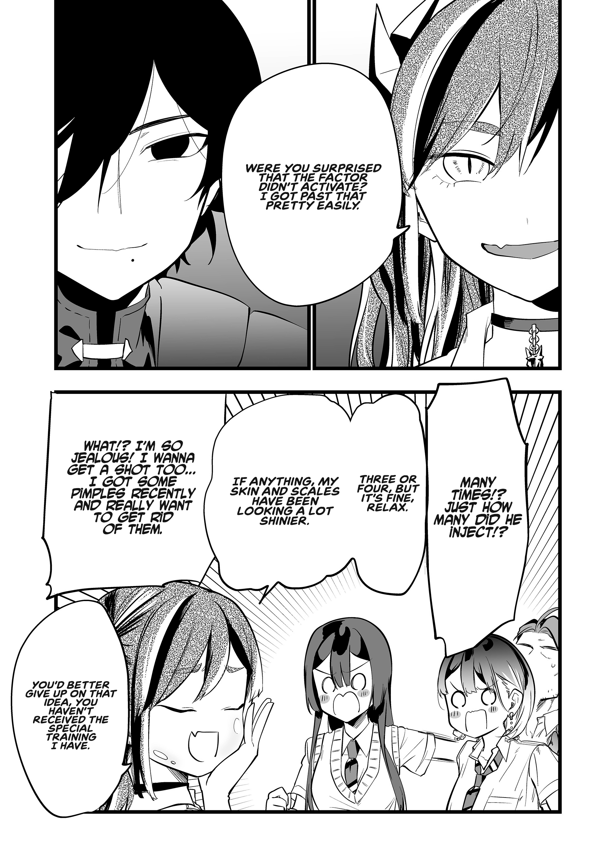 Halaman dari "Ano Toki Tasukete Itadaita Monster Musume desu." Isekai Ossan Kyoushi Totsuzen no Moteki ni Konwaku suru Chapter 37