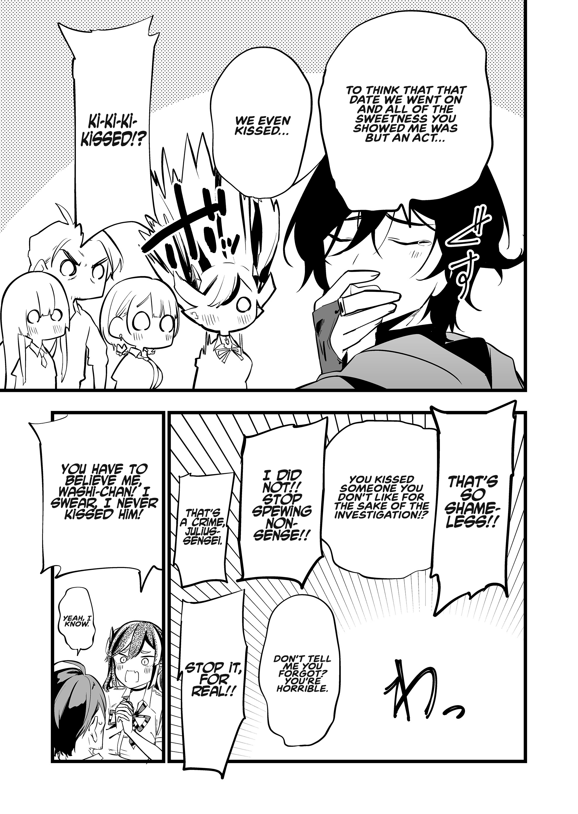 Halaman dari "Ano Toki Tasukete Itadaita Monster Musume desu." Isekai Ossan Kyoushi Totsuzen no Moteki ni Konwaku suru Chapter 37