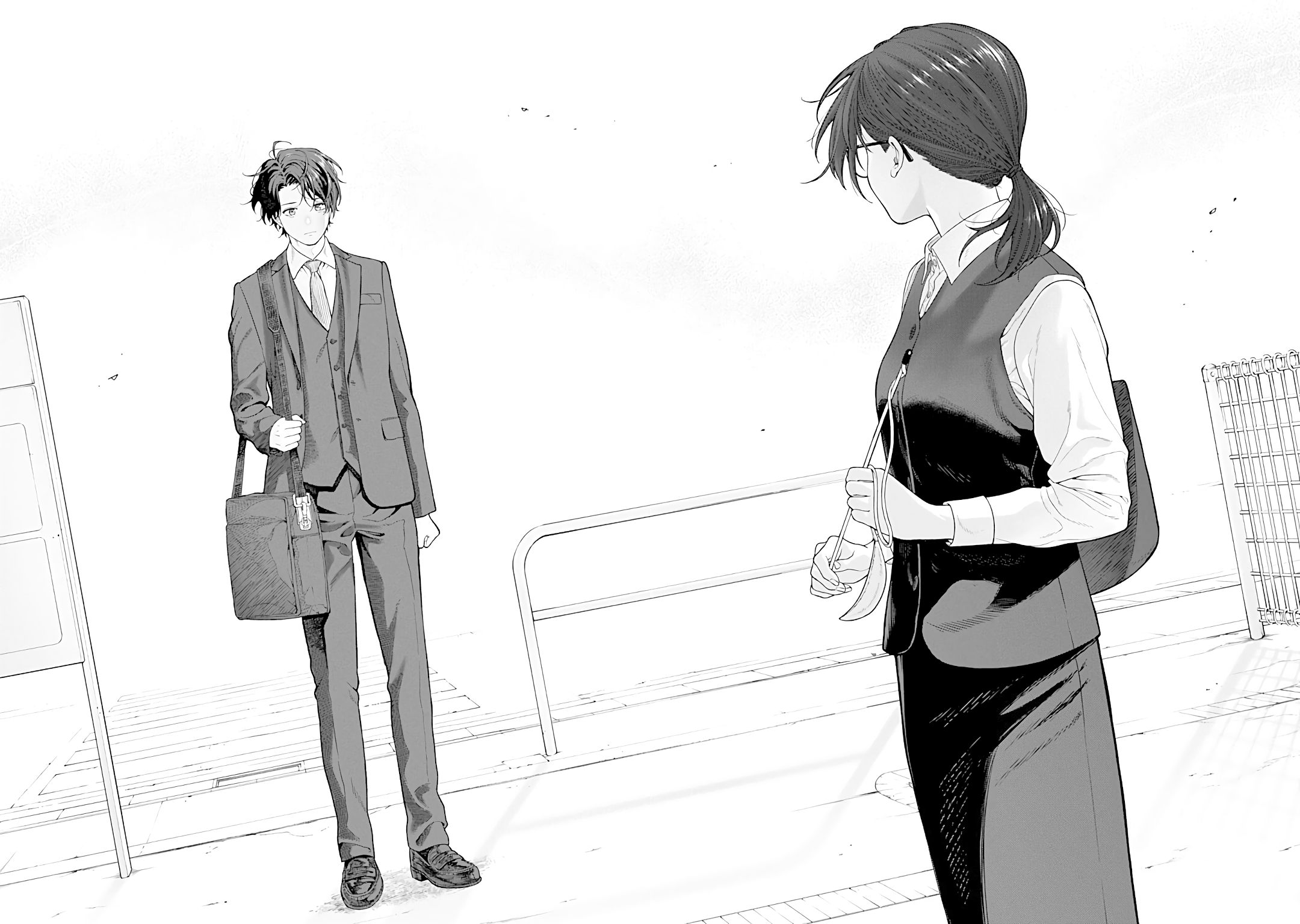 Halaman dari Kaisha to Shiseikatsu: On to Off Chapter 12