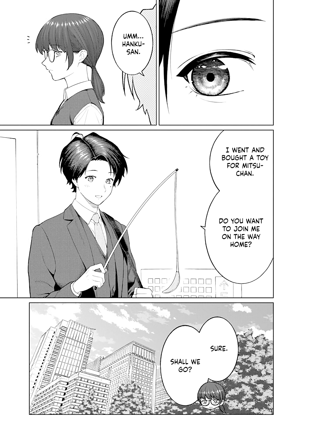 Halaman dari Kaisha to Shiseikatsu: On to Off Chapter 12