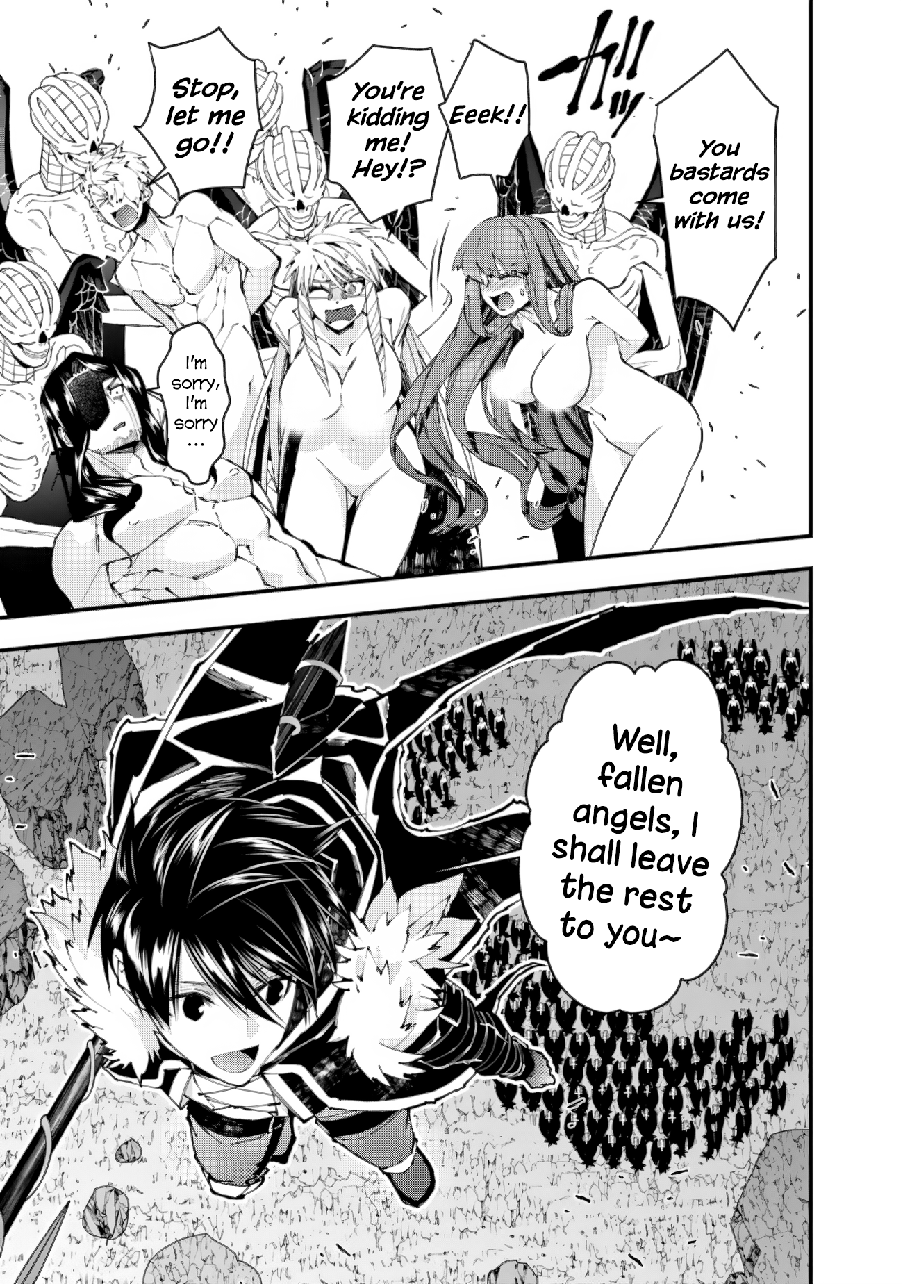 Halaman dari Fukushuu o Koinegau Saikyou Yuusha wa, Yami no Chikara de Senmetsu Musou Suru Chapter 85