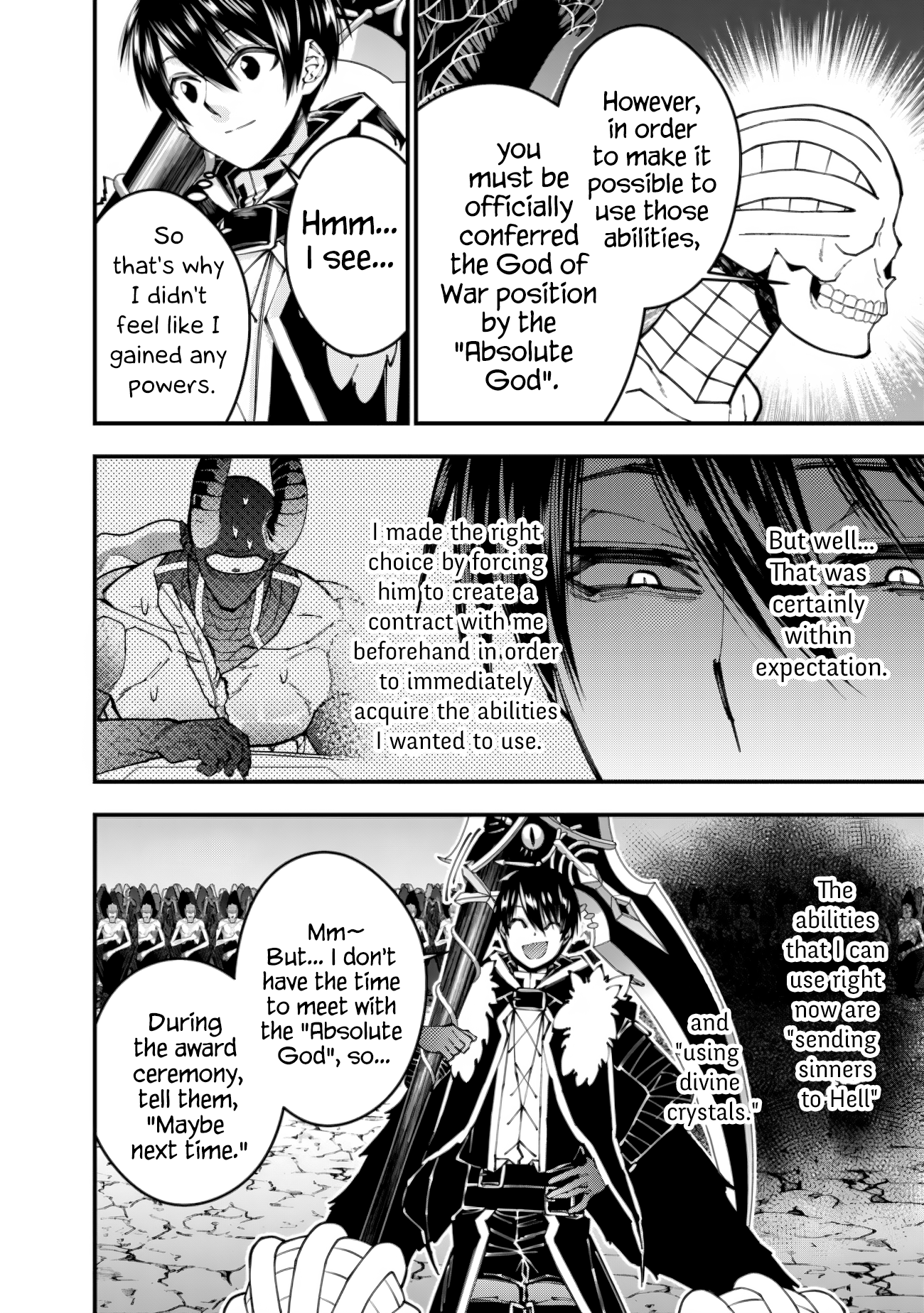 Halaman dari Fukushuu o Koinegau Saikyou Yuusha wa, Yami no Chikara de Senmetsu Musou Suru Chapter 85