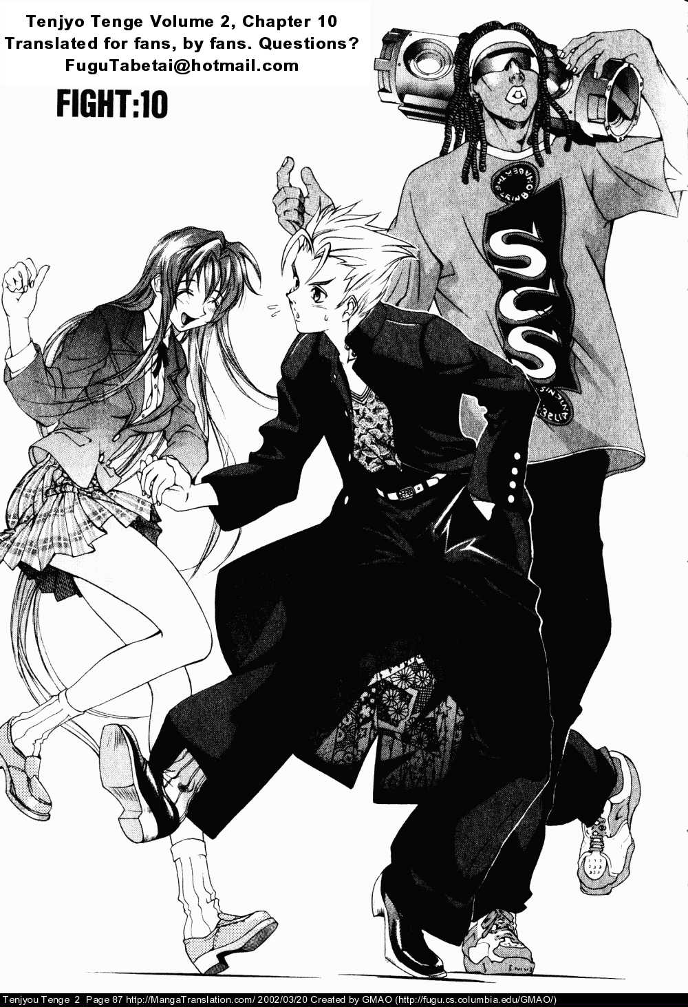 Halaman dari Tenjou Tenge Chapter 10