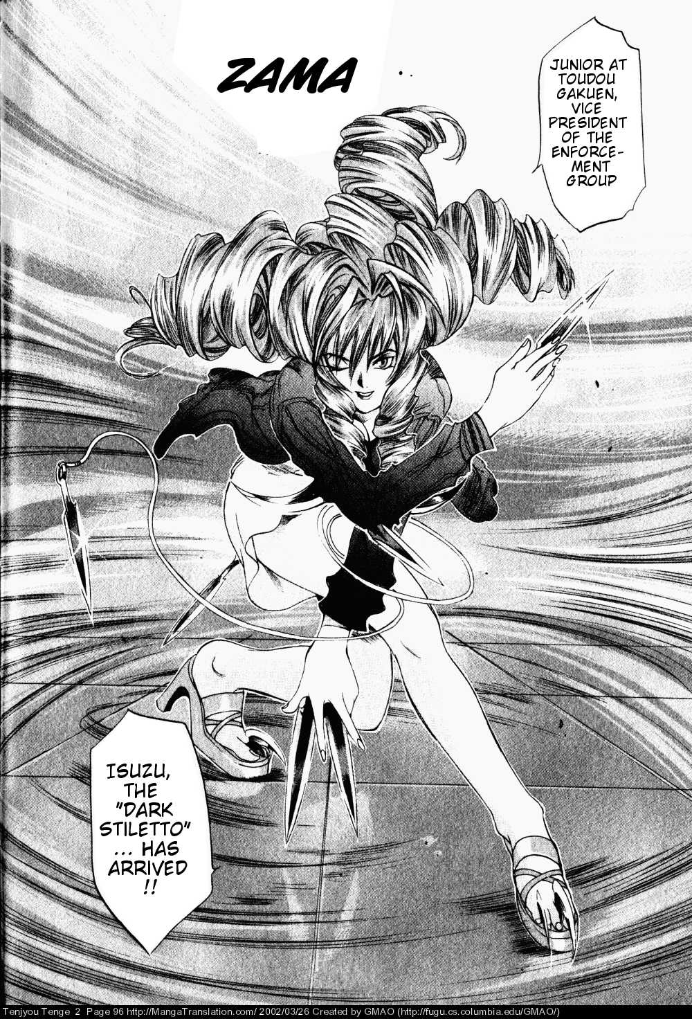 Halaman dari Tenjou Tenge Chapter 10