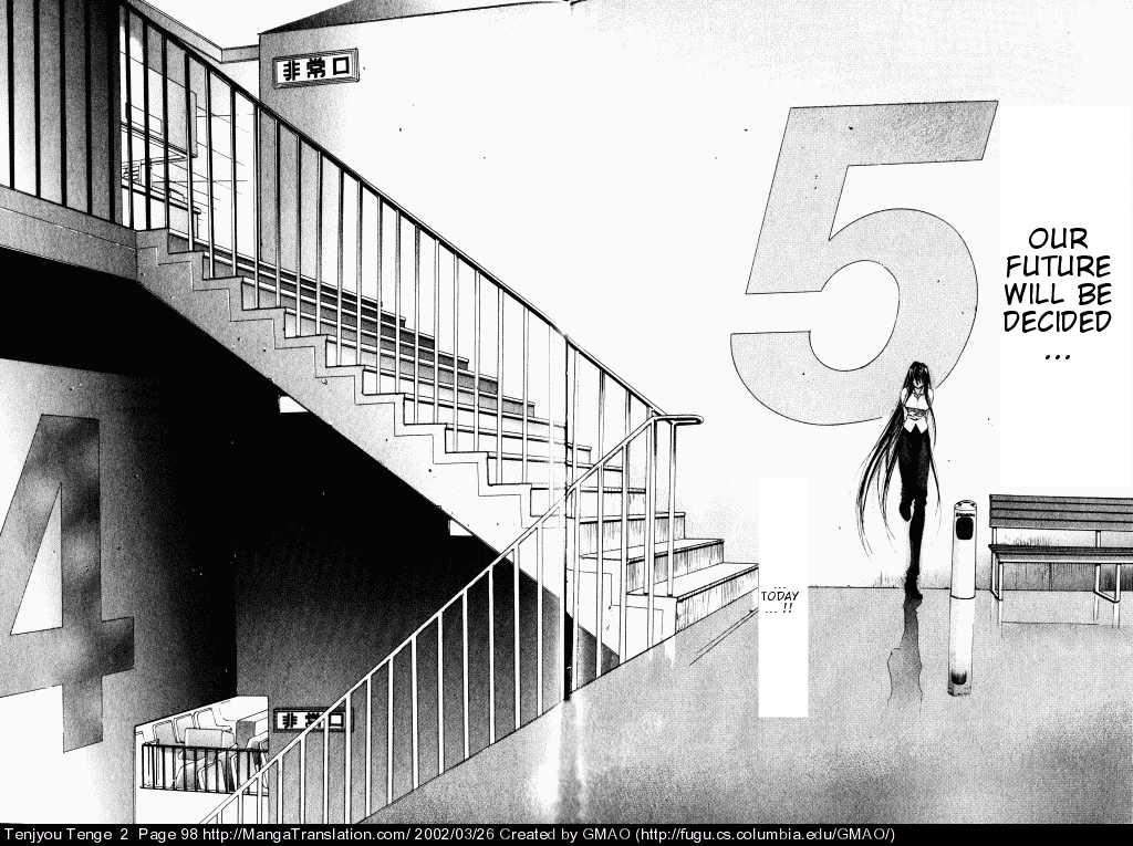 Halaman dari Tenjou Tenge Chapter 10