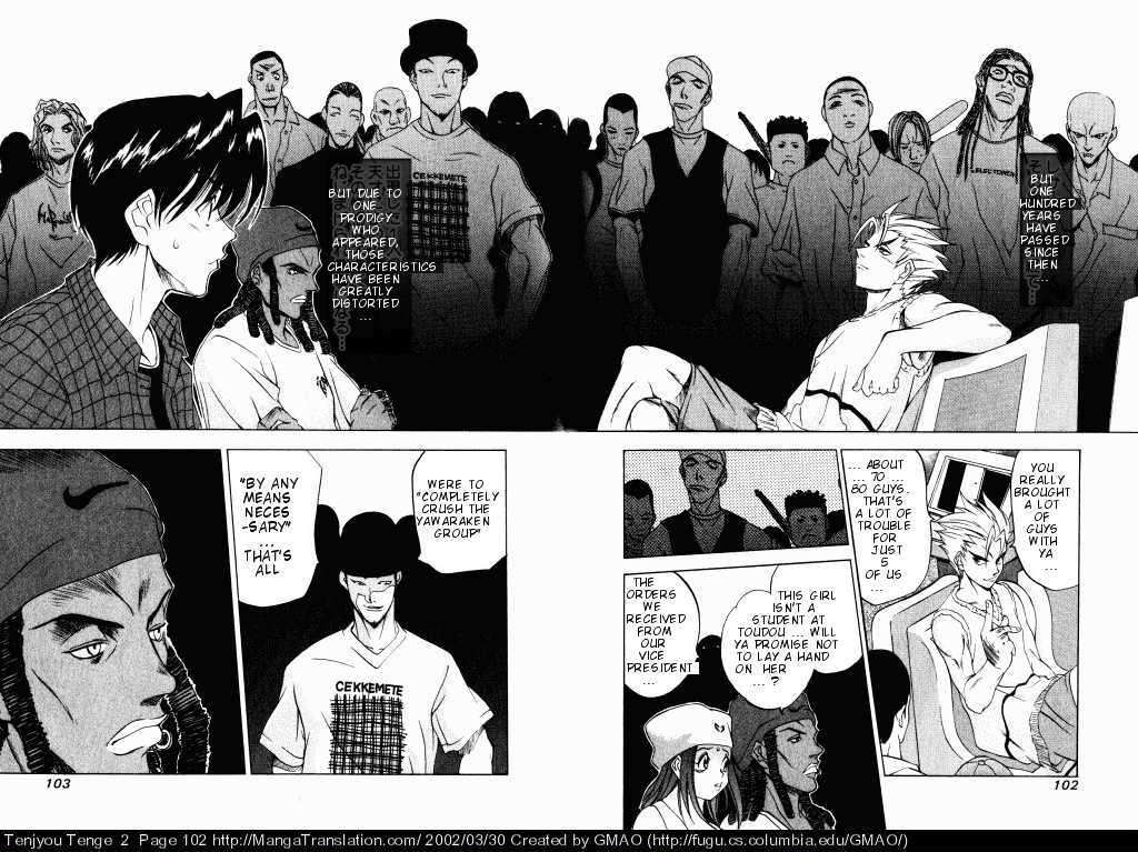 Halaman dari Tenjou Tenge Chapter 10