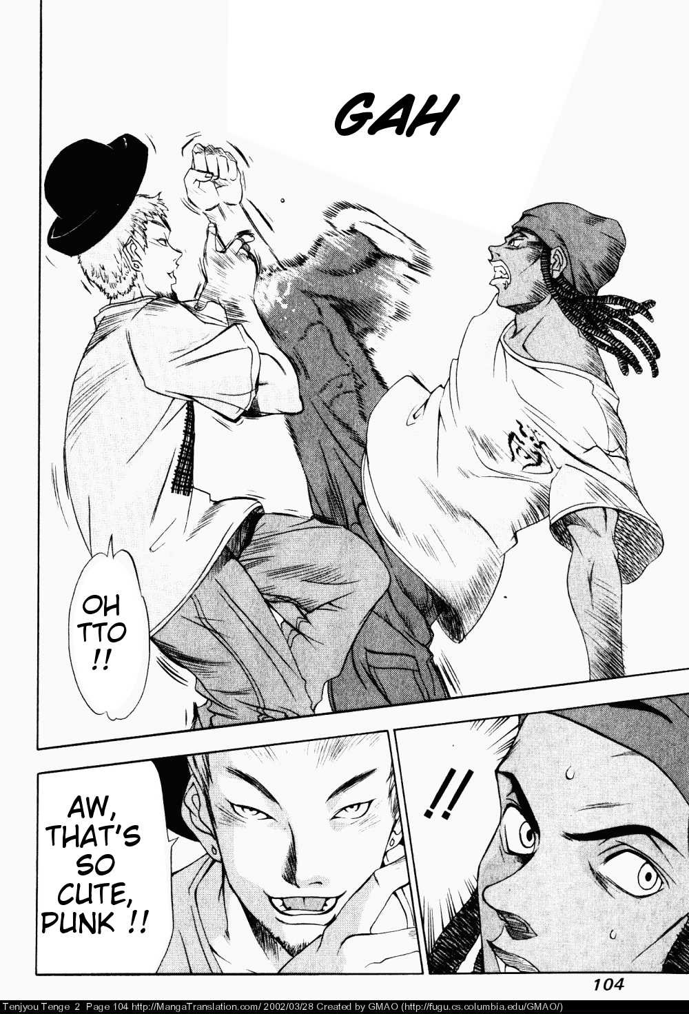 Halaman dari Tenjou Tenge Chapter 10