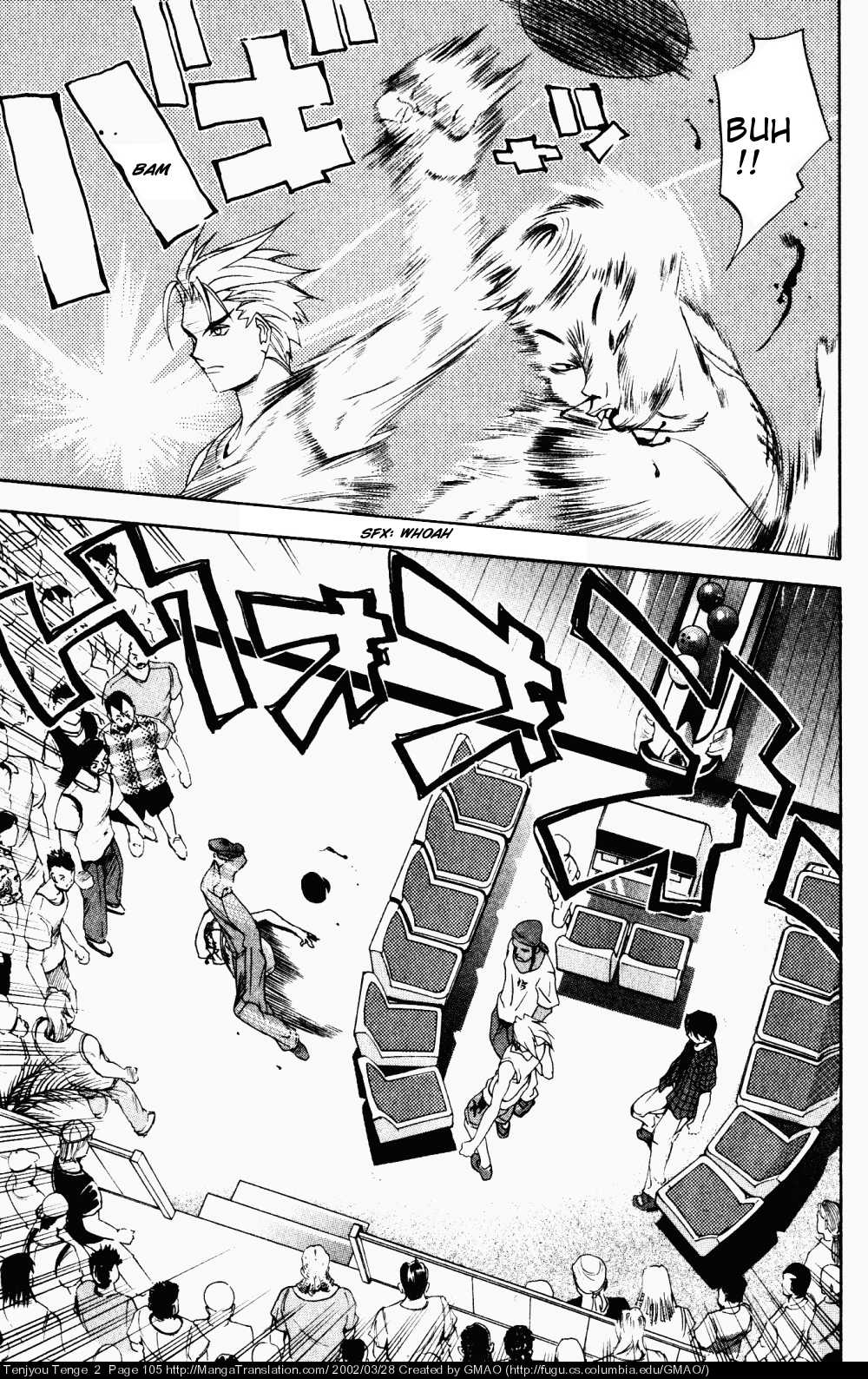 Halaman dari Tenjou Tenge Chapter 10