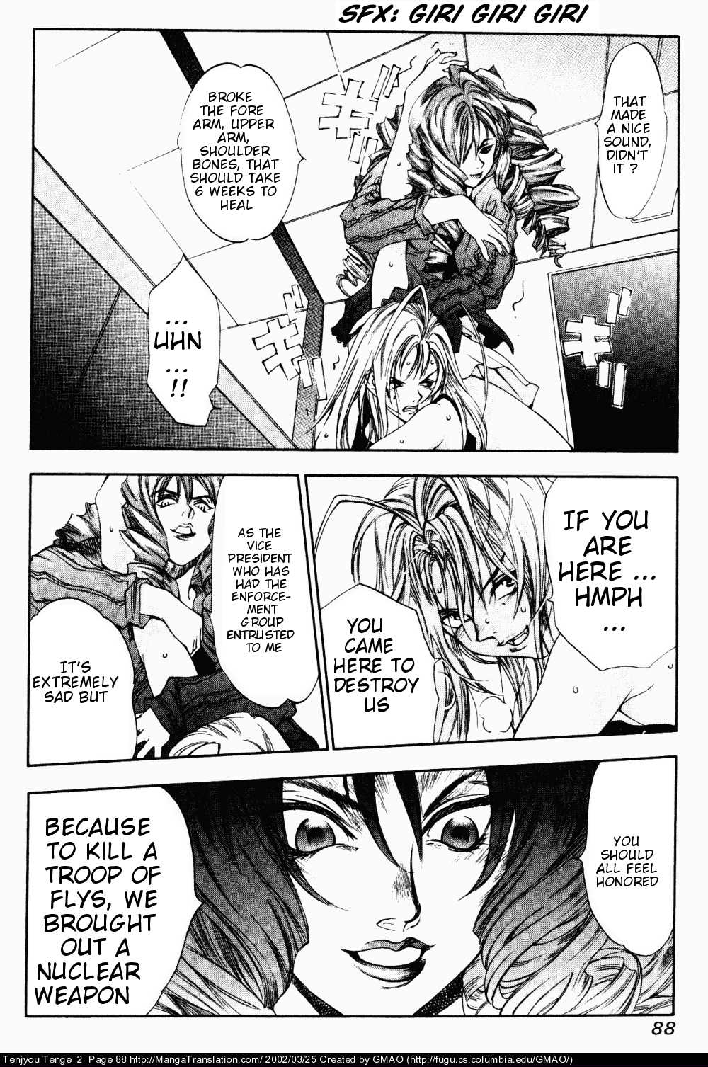 Halaman dari Tenjou Tenge Chapter 10