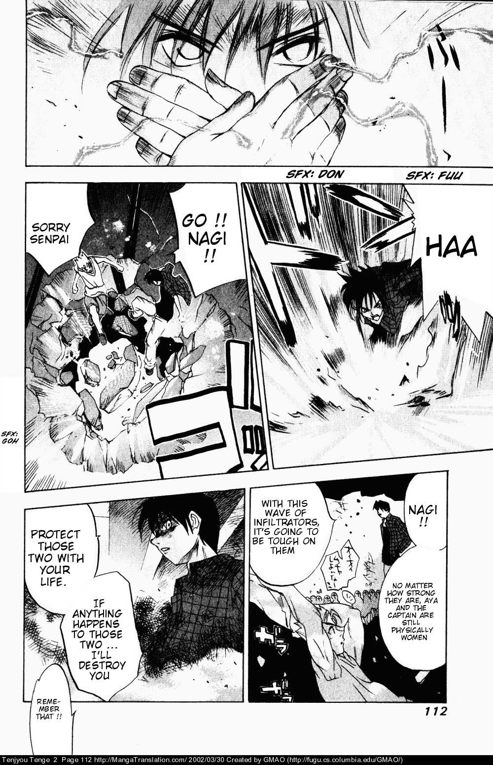 Halaman dari Tenjou Tenge Chapter 10