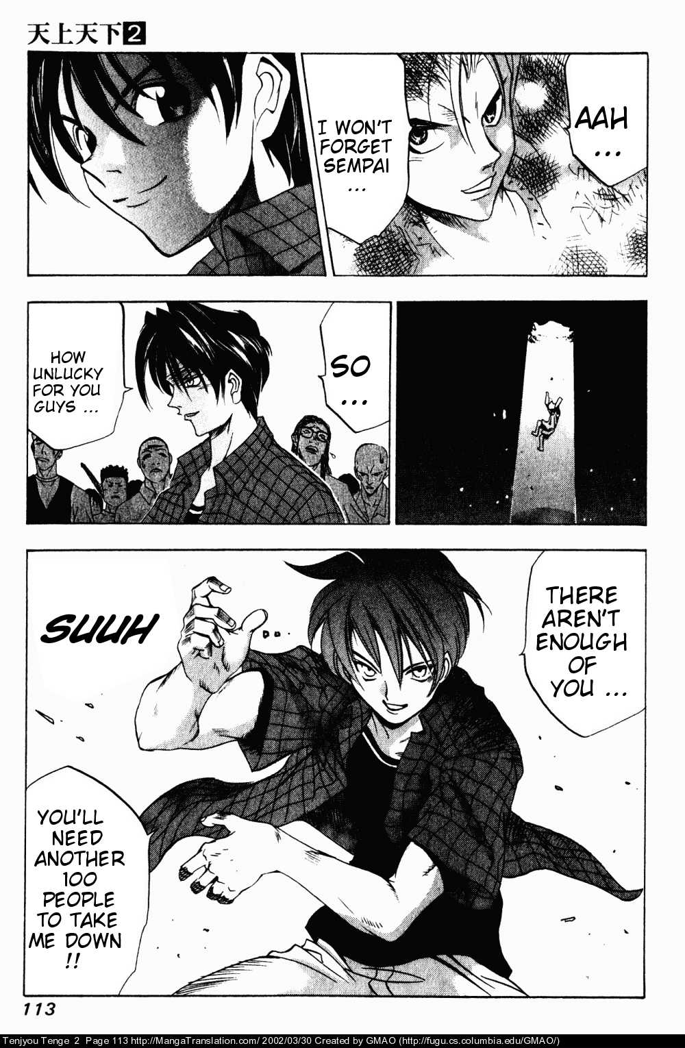 Halaman dari Tenjou Tenge Chapter 10