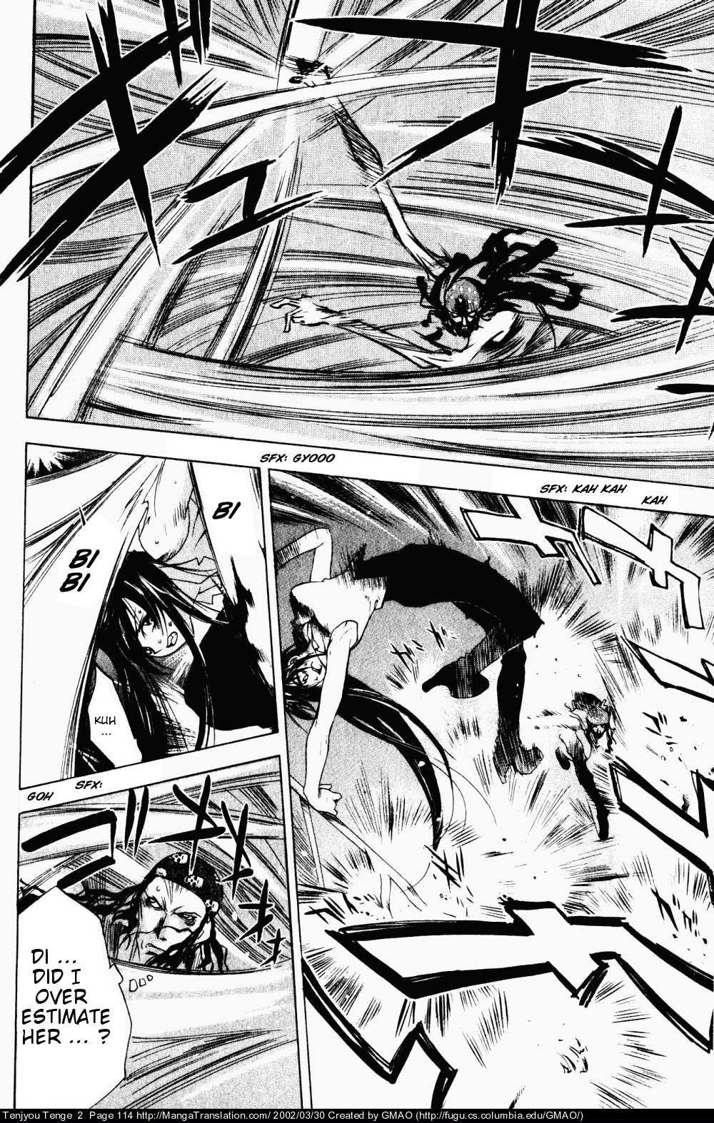 Halaman dari Tenjou Tenge Chapter 10