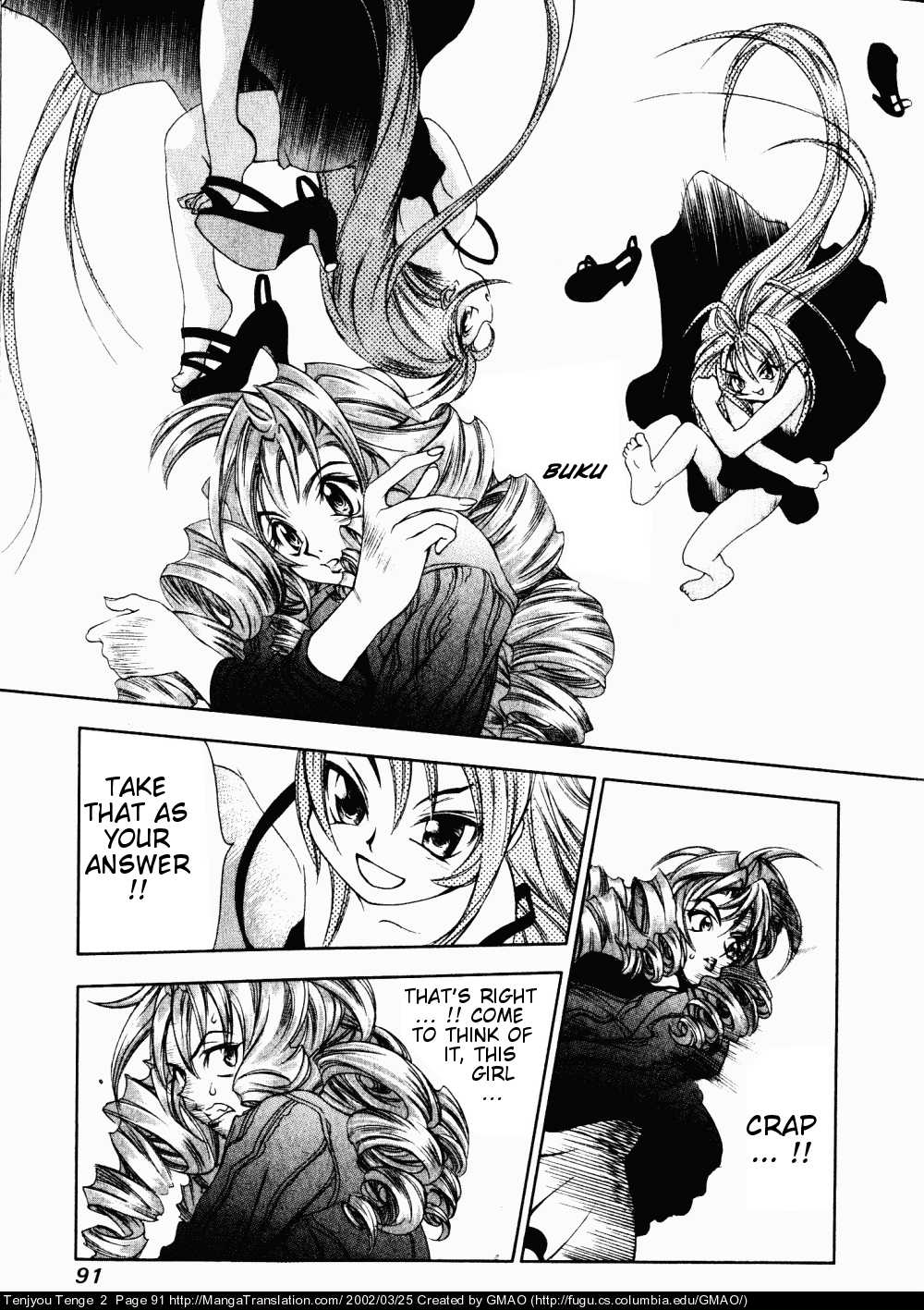 Halaman dari Tenjou Tenge Chapter 10
