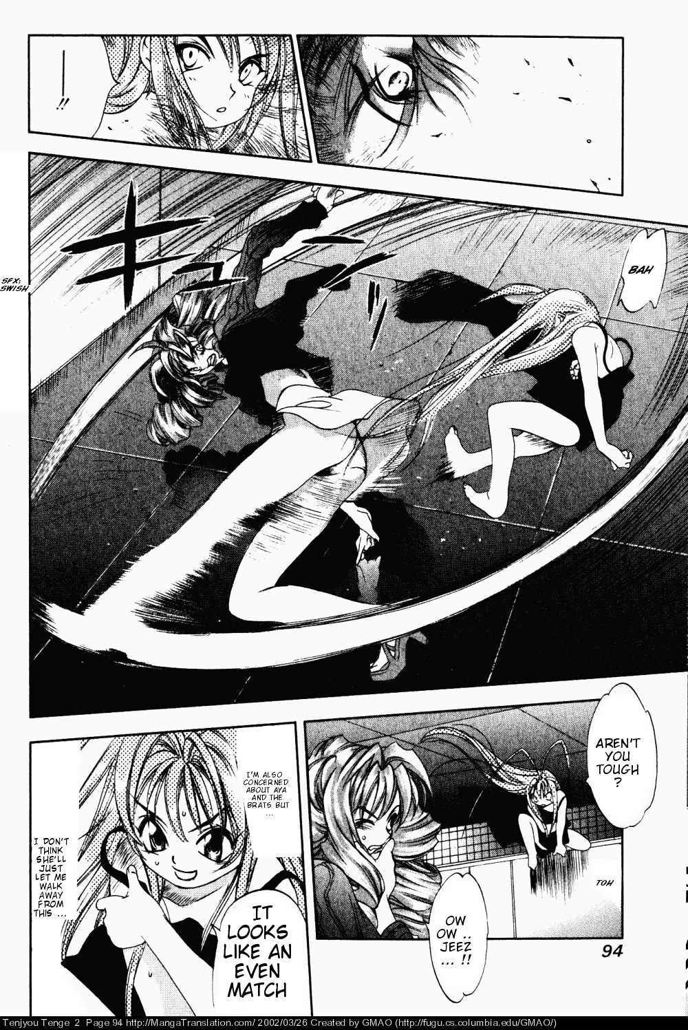 Halaman dari Tenjou Tenge Chapter 10