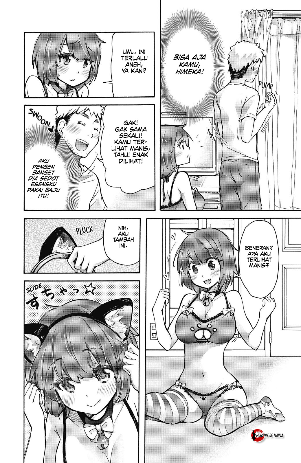 Saki-chan wa Konya mo Pekopeko Chapter 8 - halaman 9