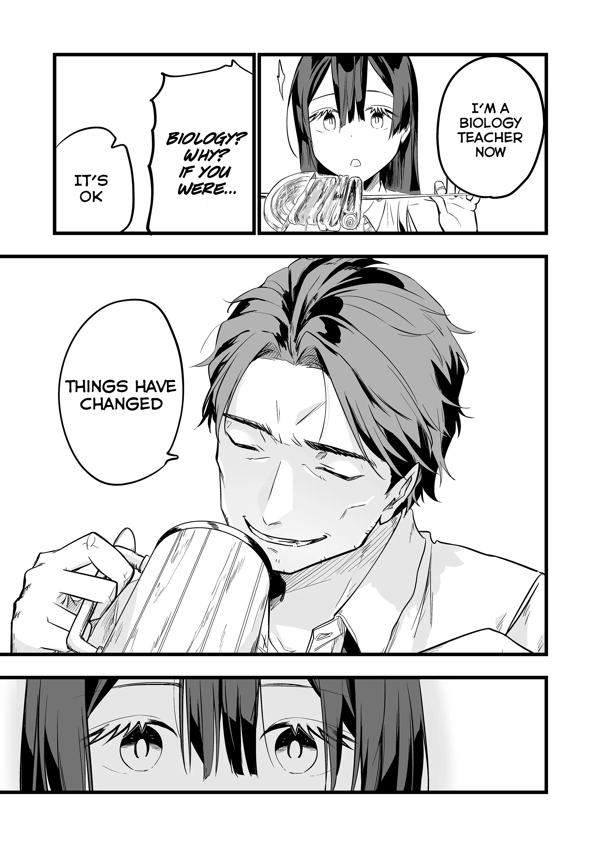 Halaman dari "Ano Toki Tasukete Itadaita Monster Musume desu." Isekai Ossan Kyoushi Totsuzen no Moteki ni Konwaku suru Chapter 4