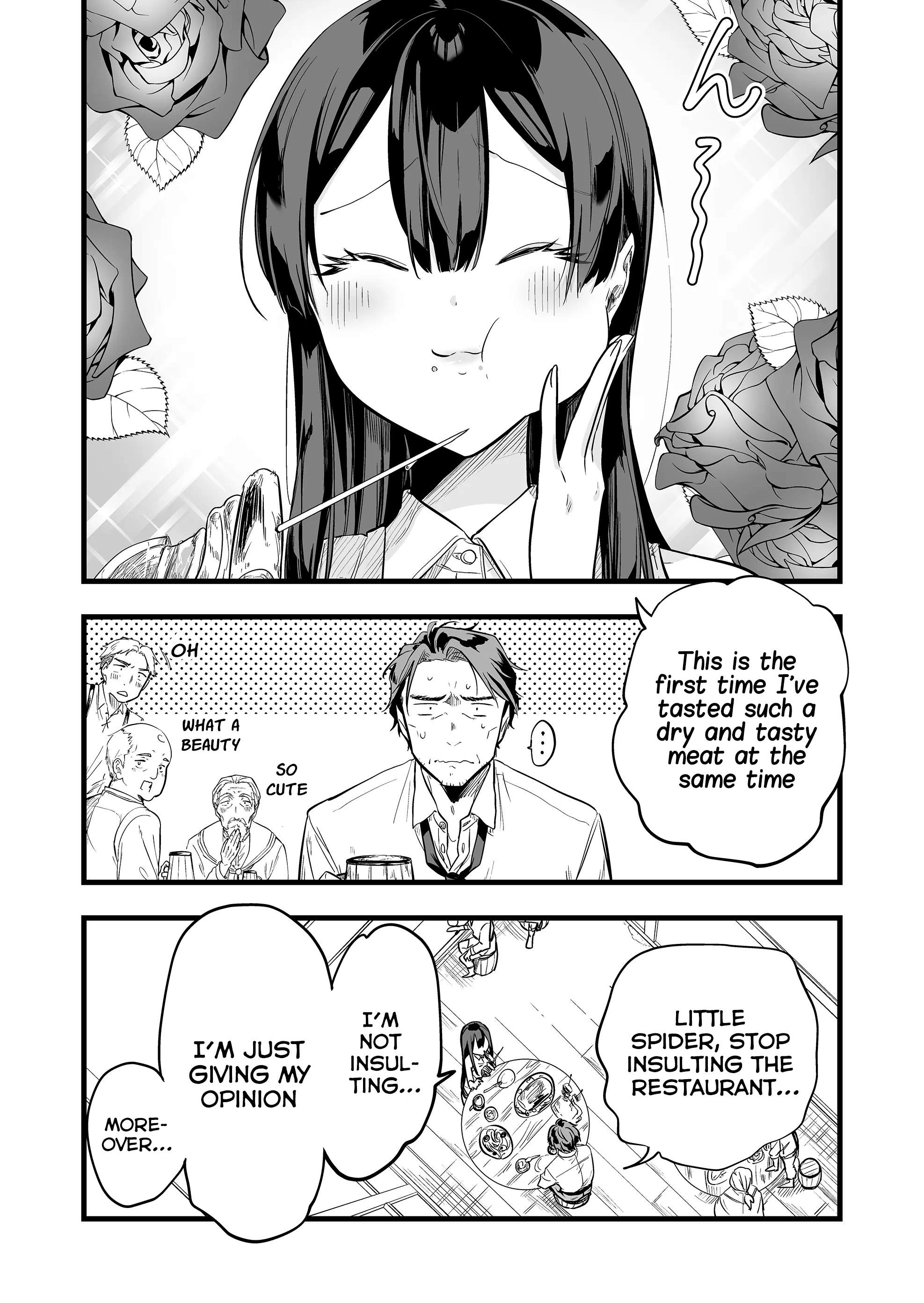 Halaman dari "Ano Toki Tasukete Itadaita Monster Musume desu." Isekai Ossan Kyoushi Totsuzen no Moteki ni Konwaku suru Chapter 4