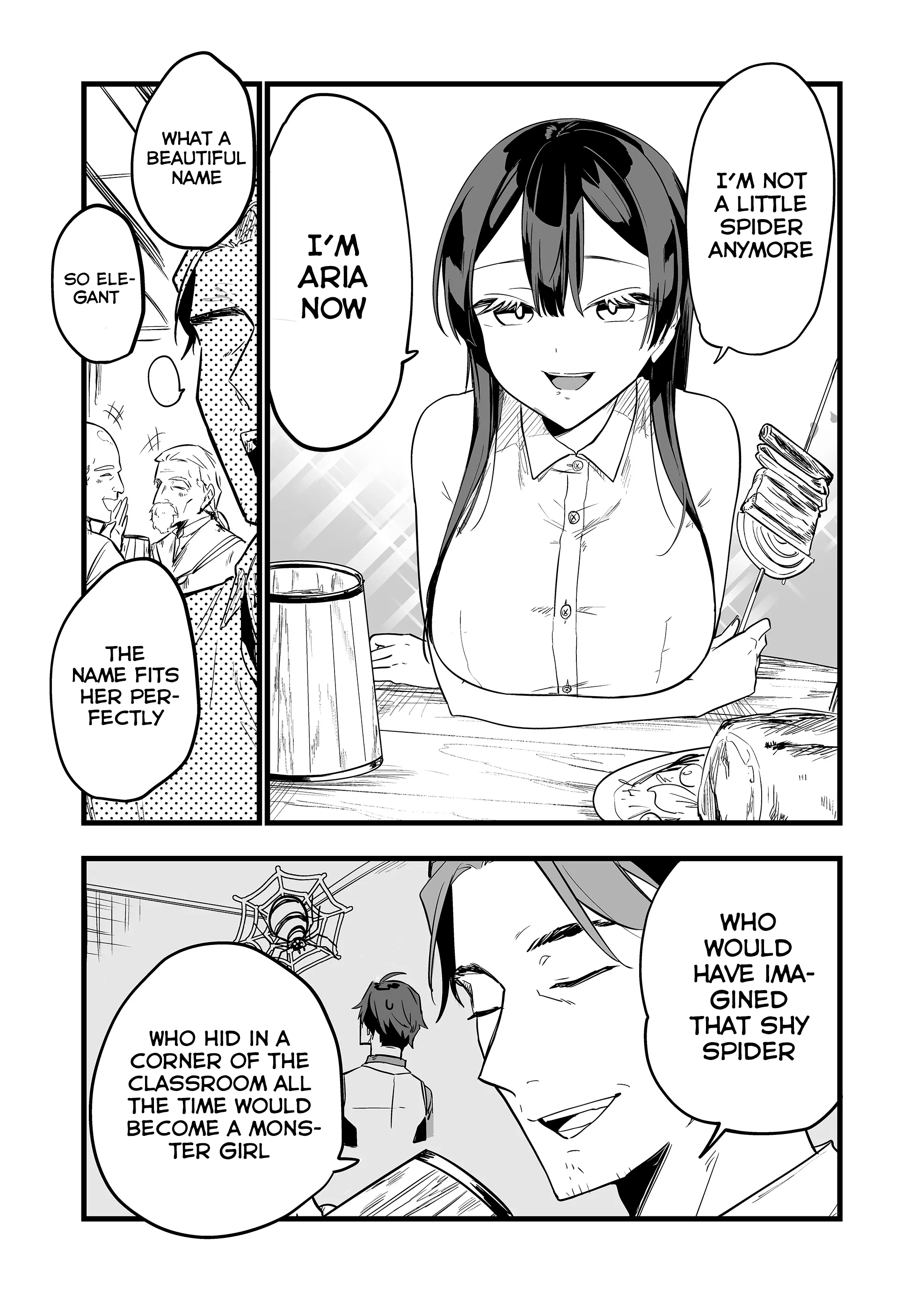 Halaman dari "Ano Toki Tasukete Itadaita Monster Musume desu." Isekai Ossan Kyoushi Totsuzen no Moteki ni Konwaku suru Chapter 4