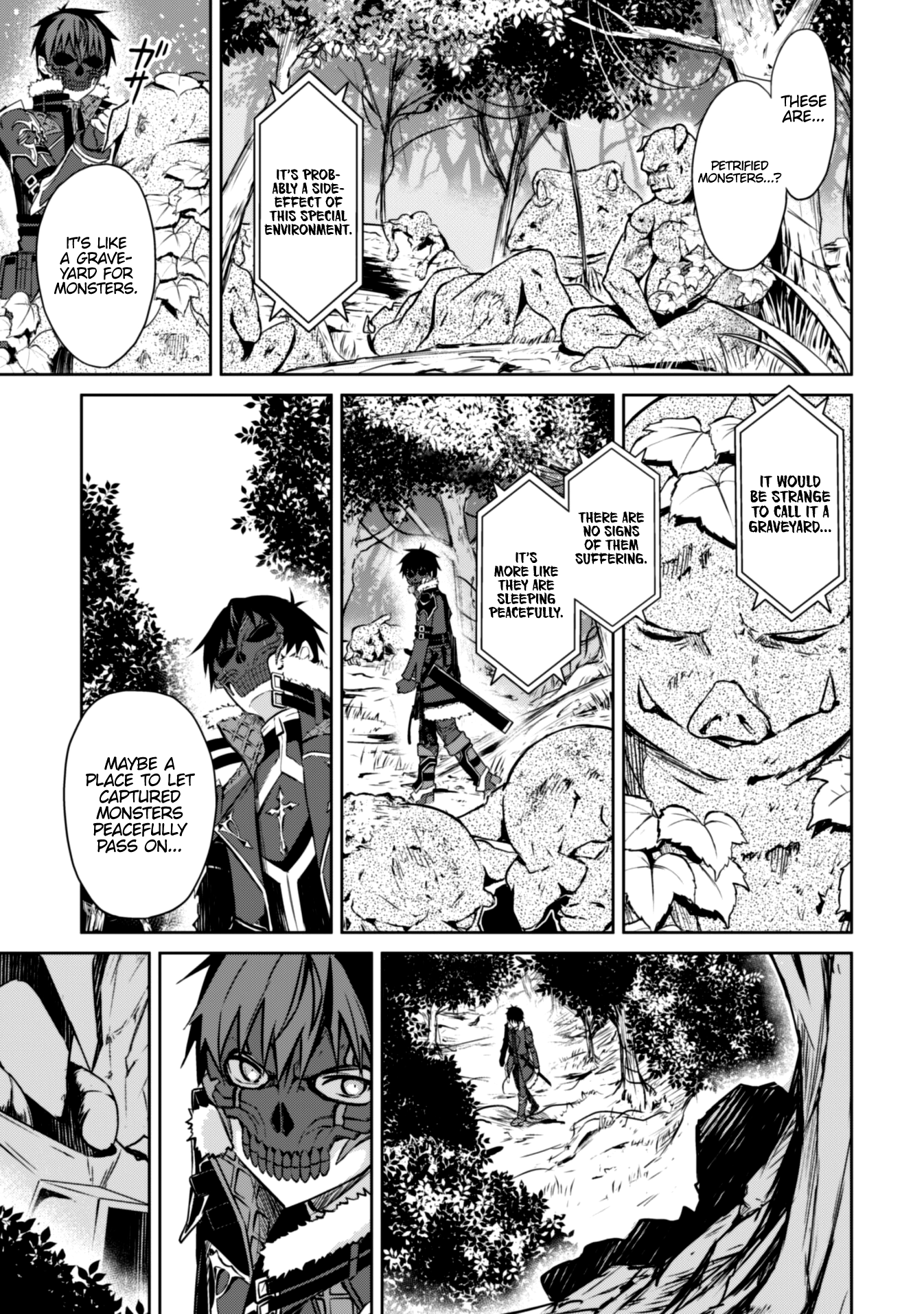 Halaman dari Boushoku no Berserk ~Ore dake Level to Iu Gainen wo Toppa suru~ Chapter 24