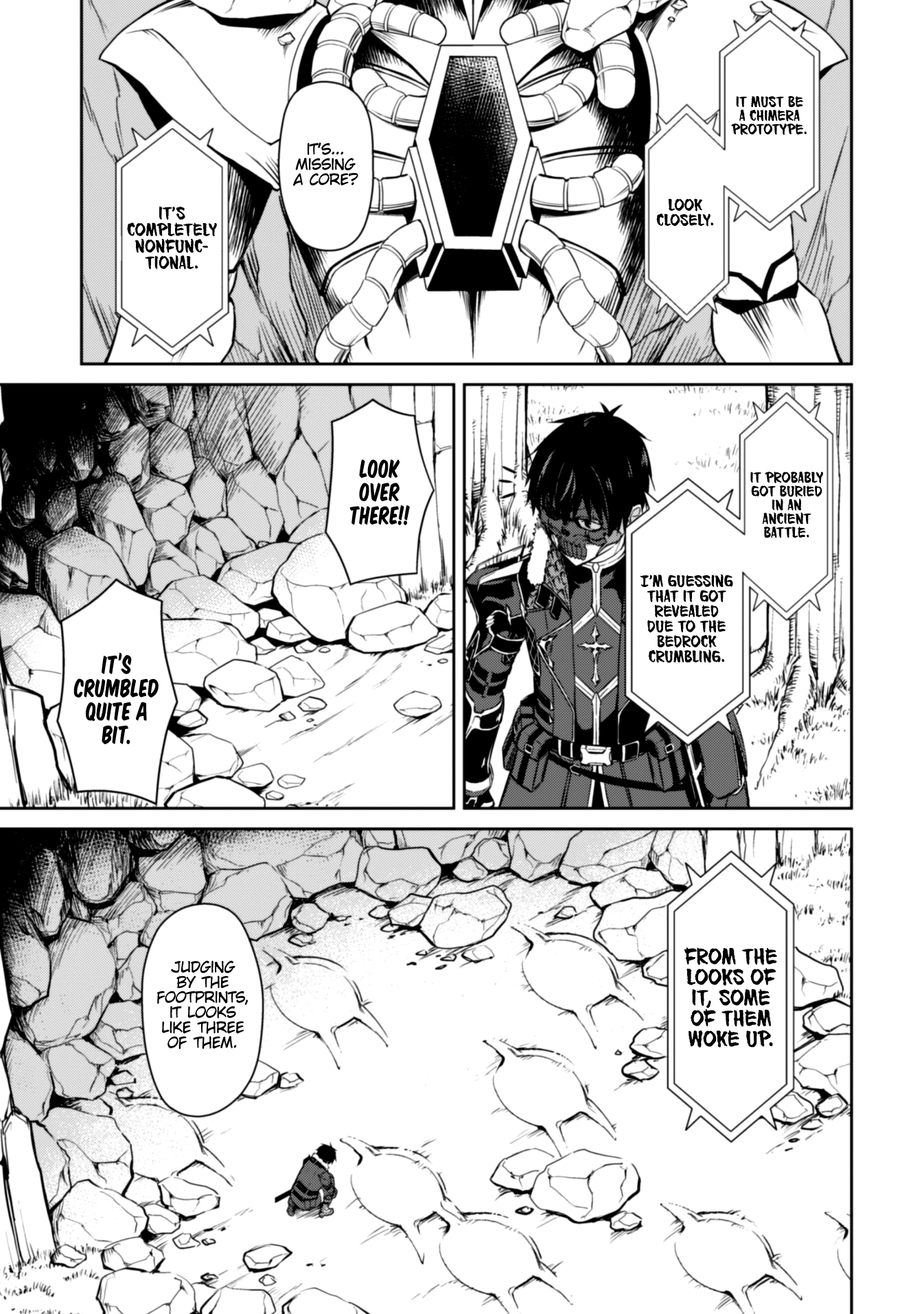 Halaman dari Boushoku no Berserk ~Ore dake Level to Iu Gainen wo Toppa suru~ Chapter 24