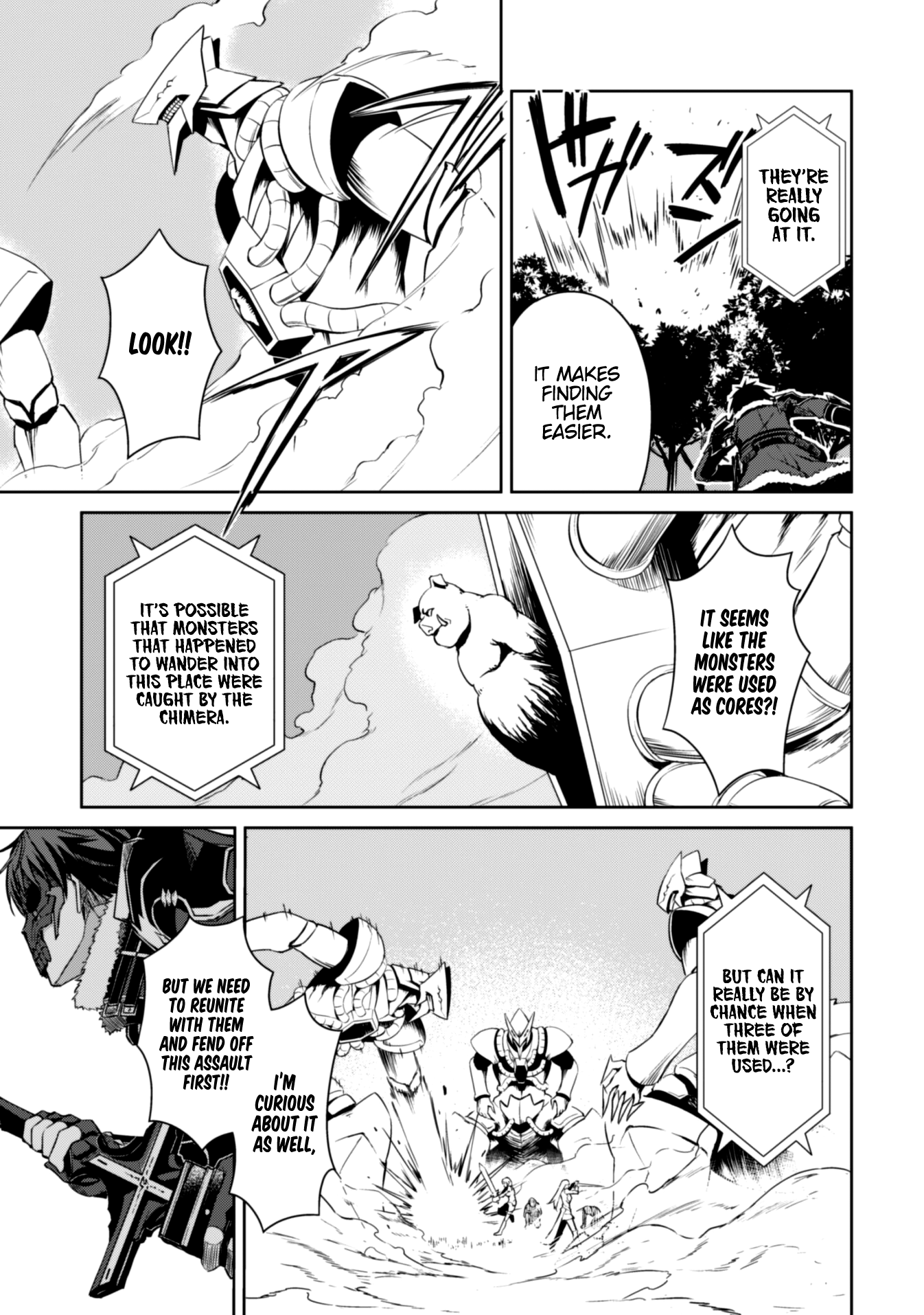 Halaman dari Boushoku no Berserk ~Ore dake Level to Iu Gainen wo Toppa suru~ Chapter 24