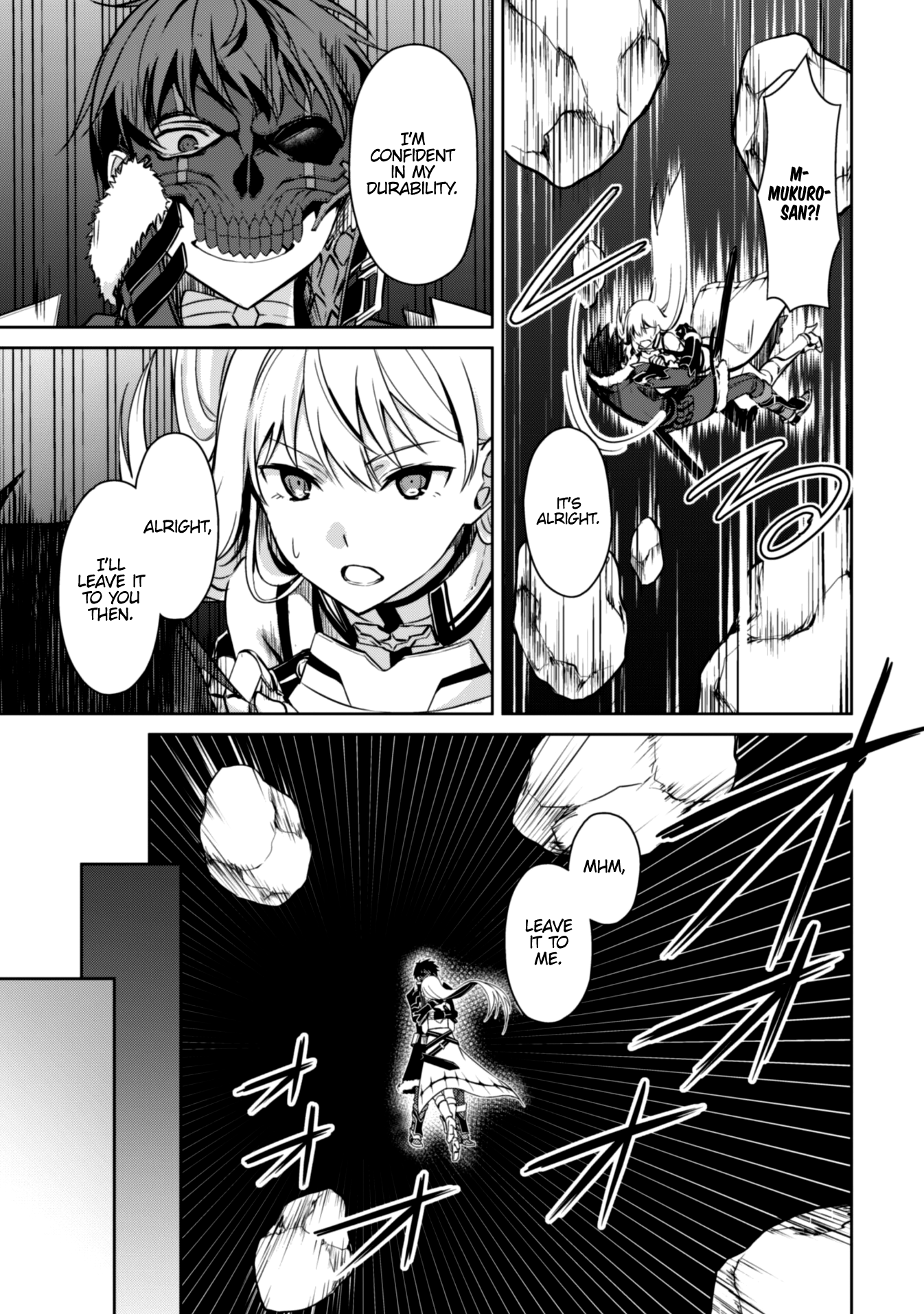 Halaman dari Boushoku no Berserk ~Ore dake Level to Iu Gainen wo Toppa suru~ Chapter 24