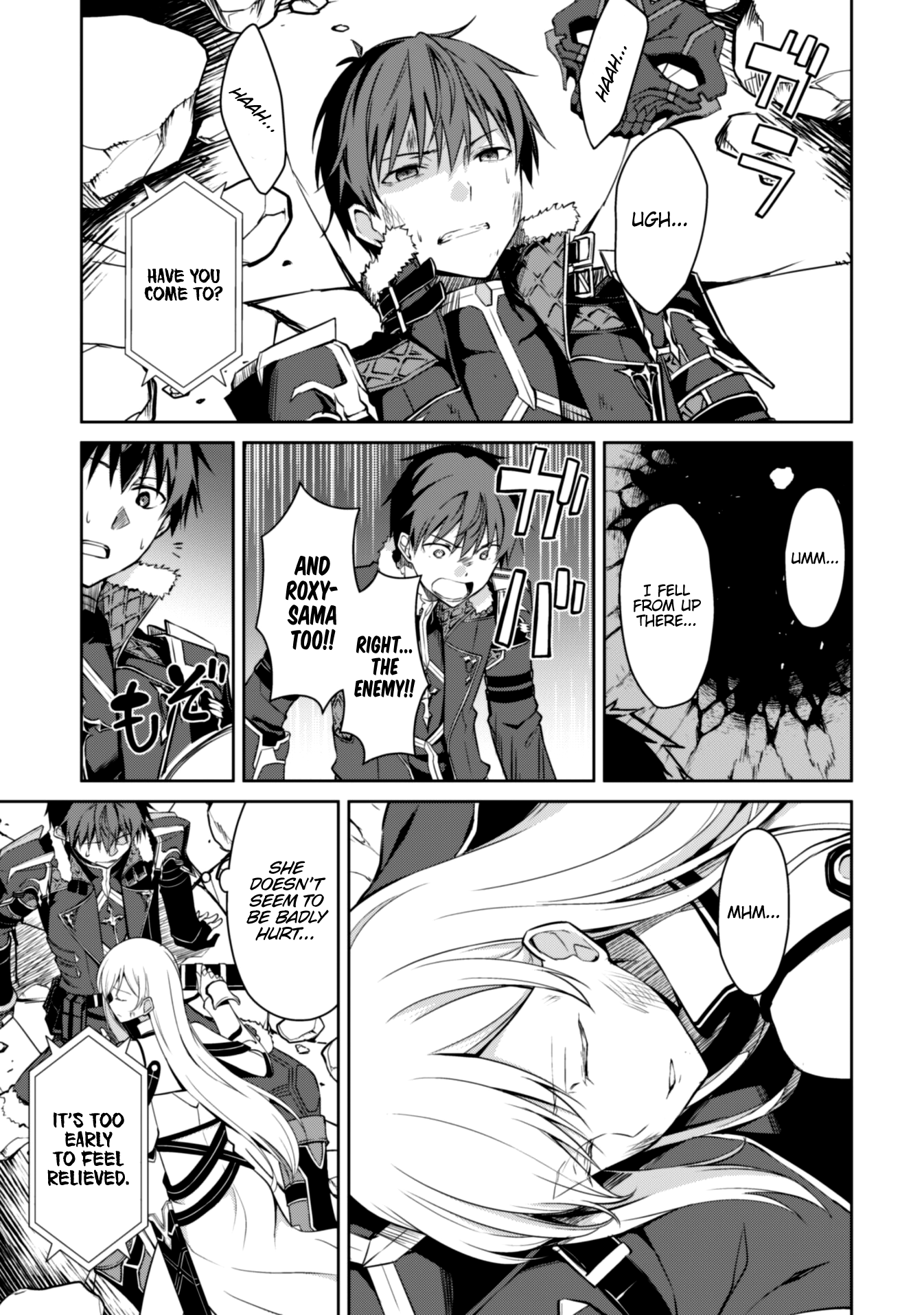 Halaman dari Boushoku no Berserk ~Ore dake Level to Iu Gainen wo Toppa suru~ Chapter 24