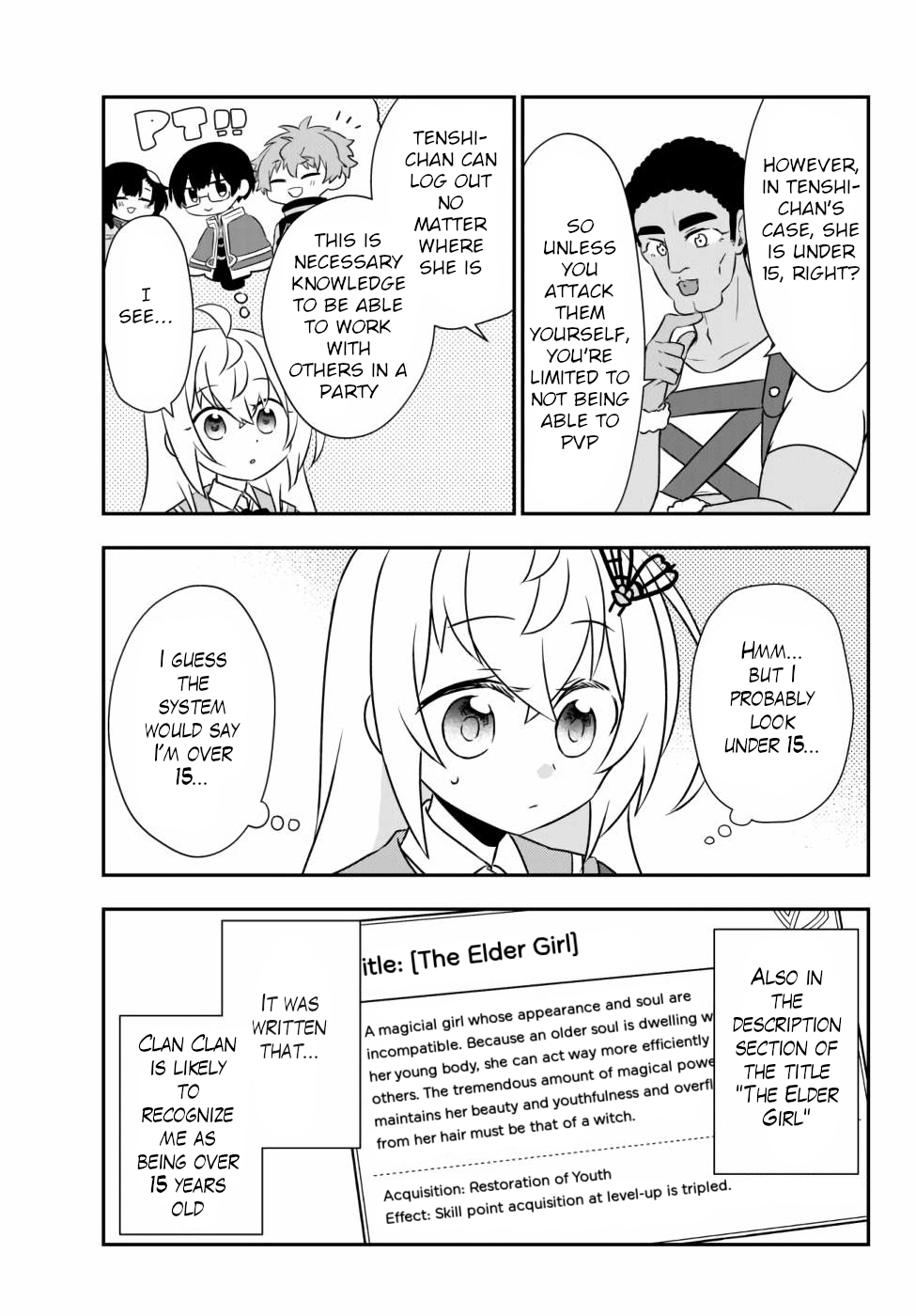 Halaman dari Bishoujo ni Natta kedo, Netoge Haijin Yattemasu. Chapter 15.1