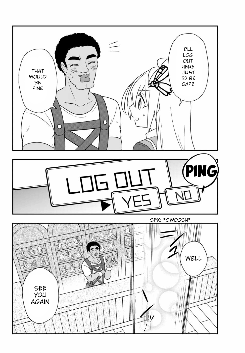 Halaman dari Bishoujo ni Natta kedo, Netoge Haijin Yattemasu. Chapter 15.1