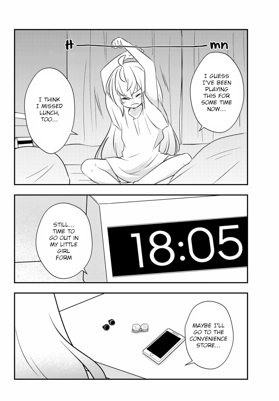 Halaman dari Bishoujo ni Natta kedo, Netoge Haijin Yattemasu. Chapter 15.1