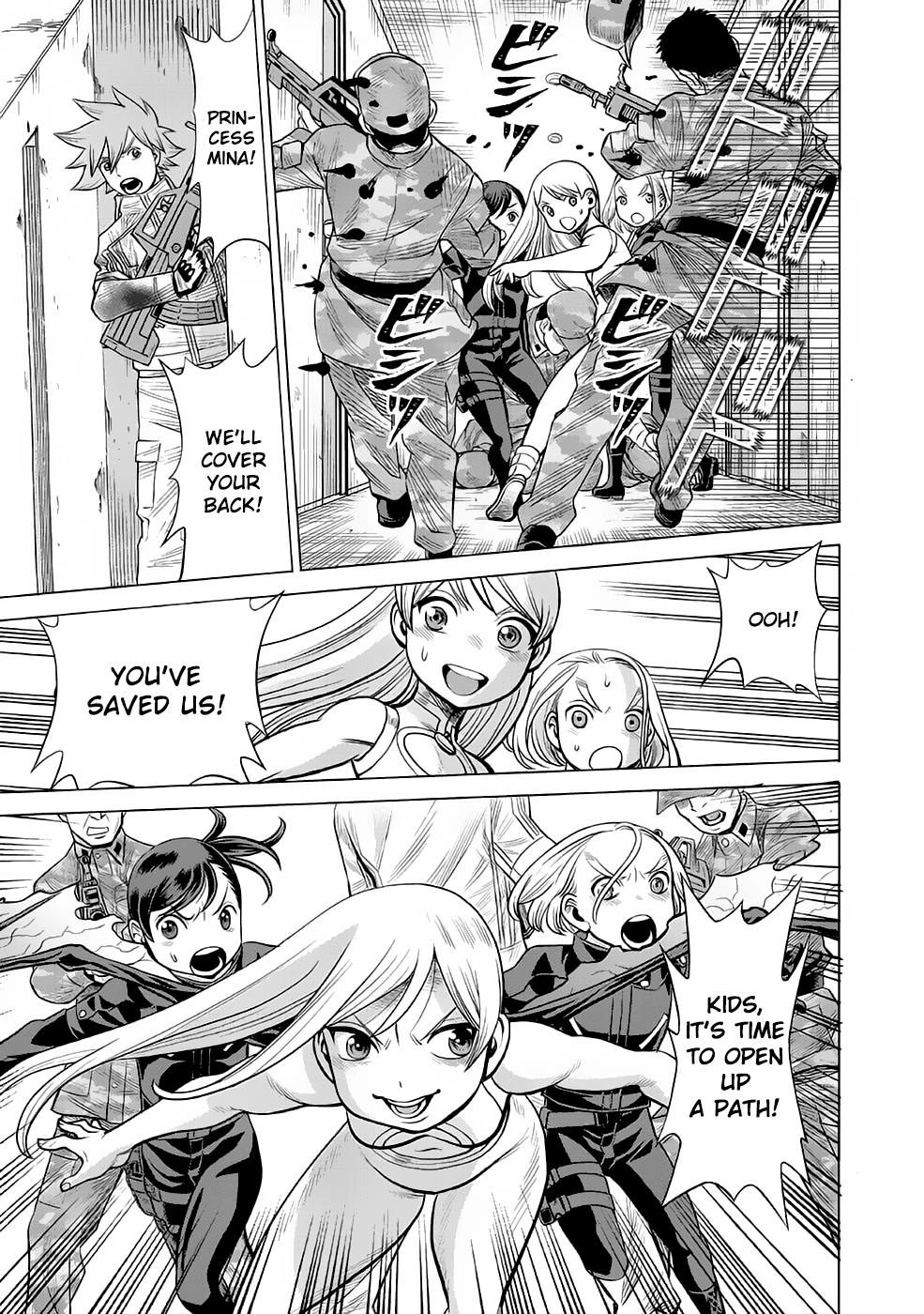 Halaman dari Dance in the Vampire Bund A.S.O. Chapter 30