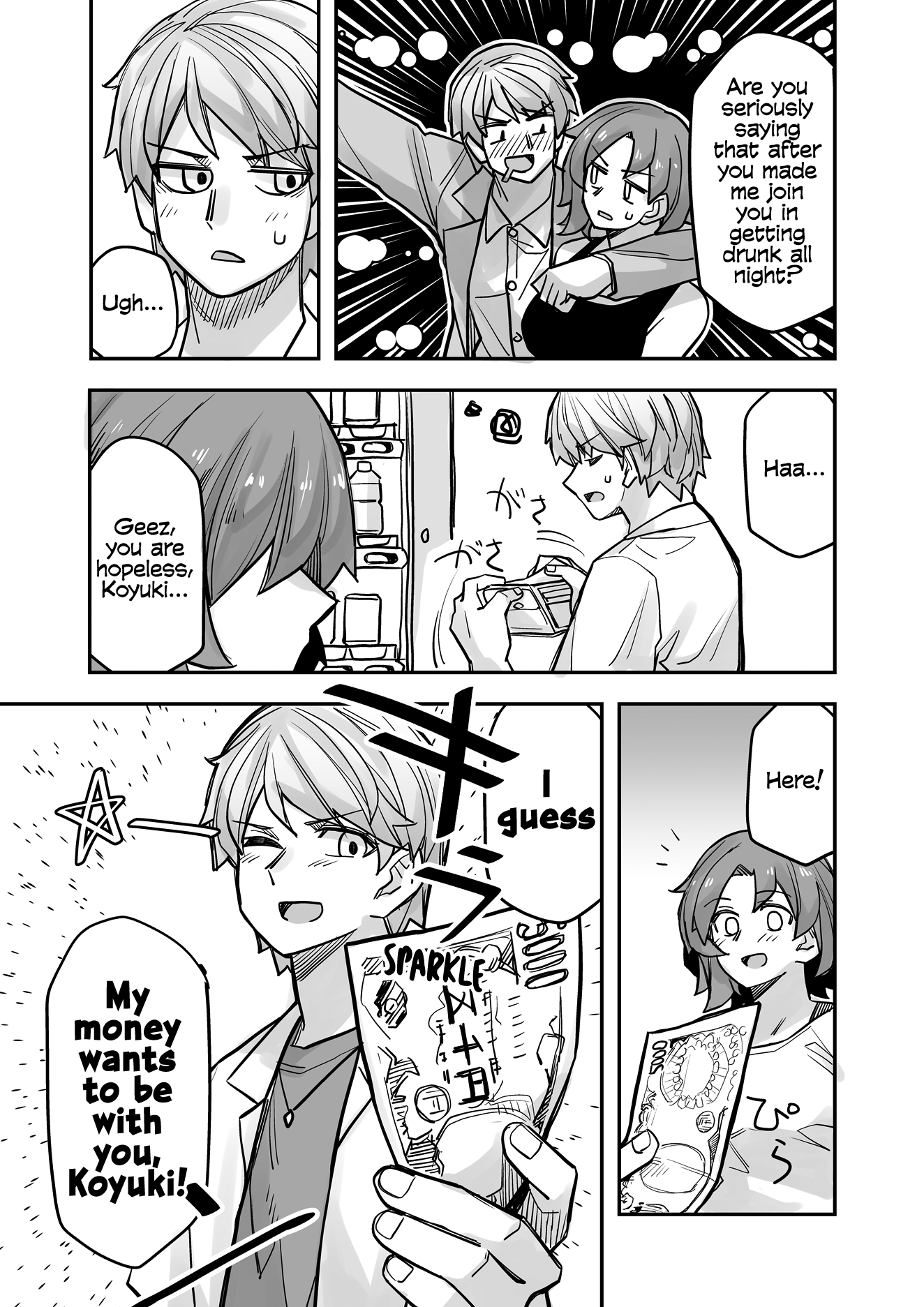 Halaman dari Ikemen Joshi to Josou Danshi Chapter 95